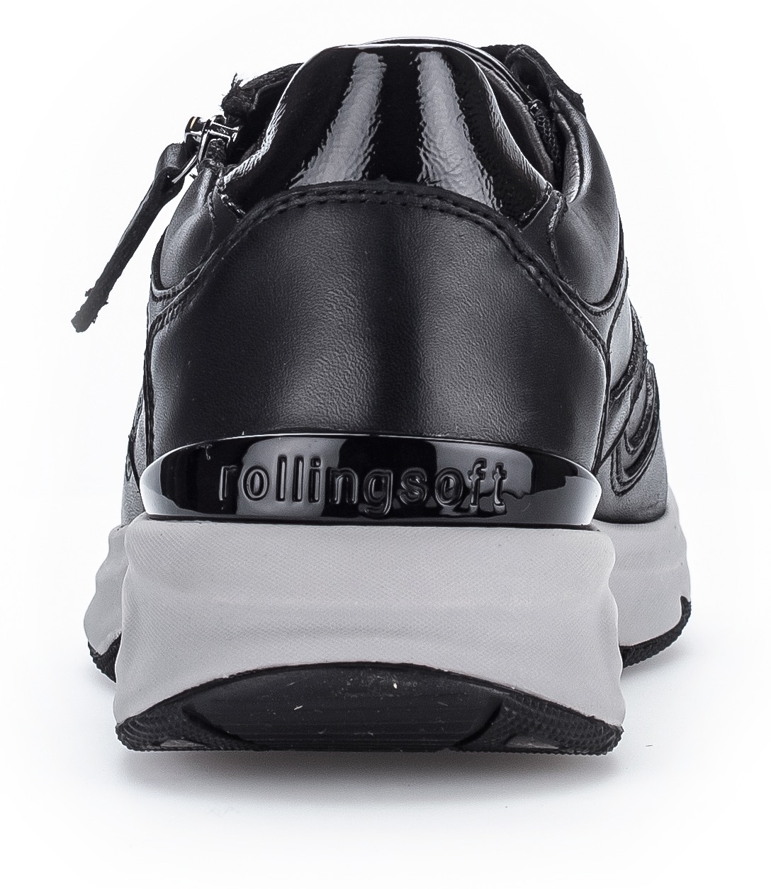 Gabor Rollingsoft Keilsneaker  , Freizeitschuh, Halbschuh, Schnürschuh, Logoschriftzug an der Ferse