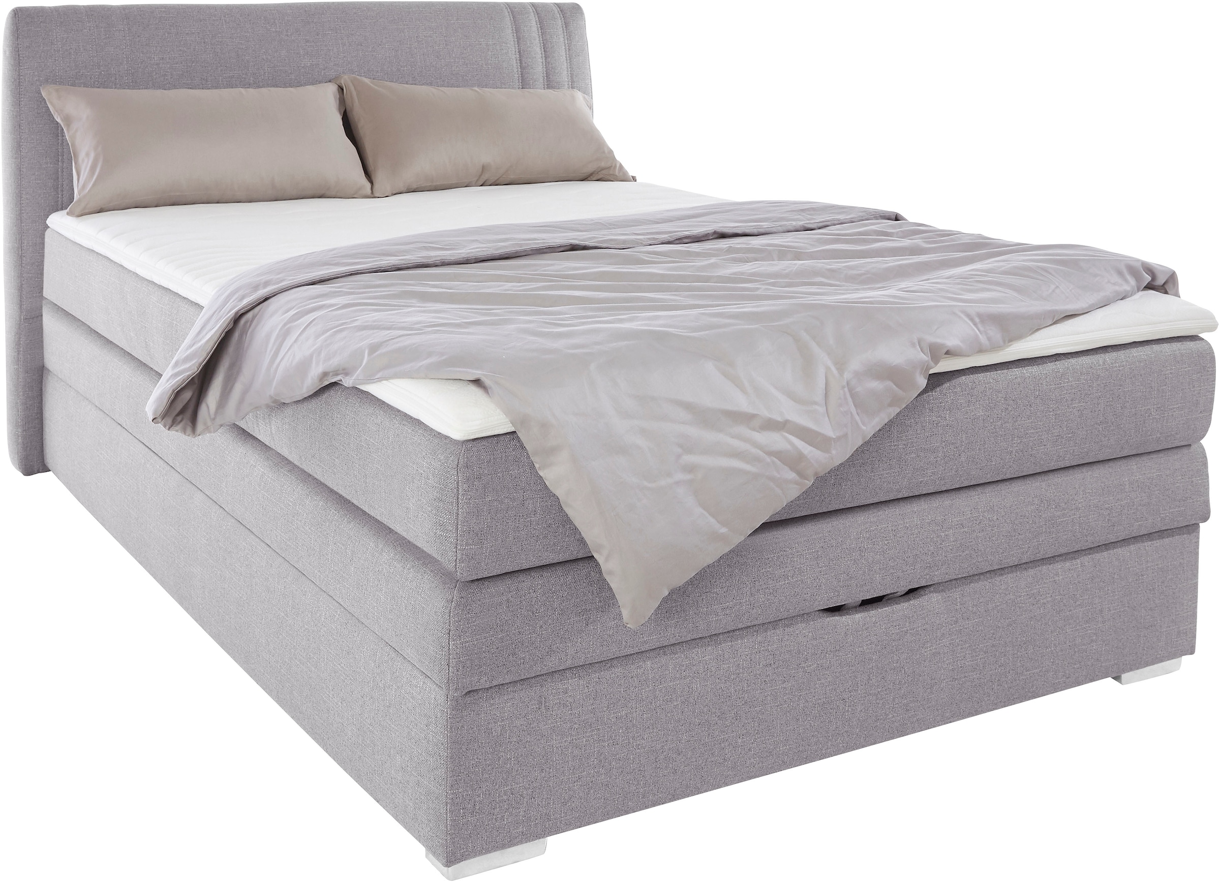 Jockenhöfer Gruppe Boxspringbett Amira, mit Bettkasten und Topper günstig online kaufen