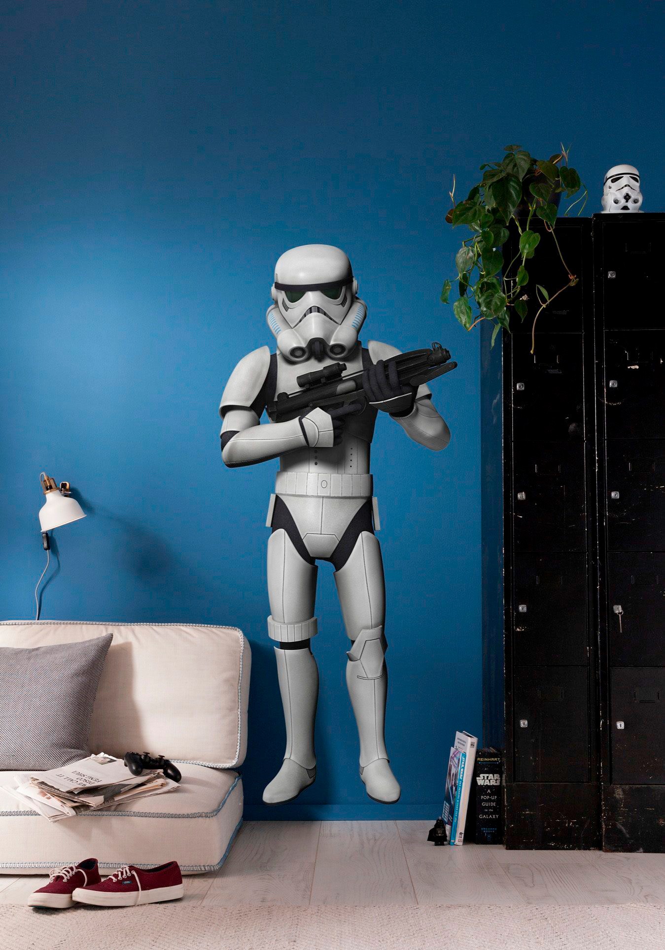 Komar Wandtattoo »Star Wars Stormtrooper - Größe 100 x 70 cm«, (4 St.), selbstklebend, Wandsticker, Kinderzimmer