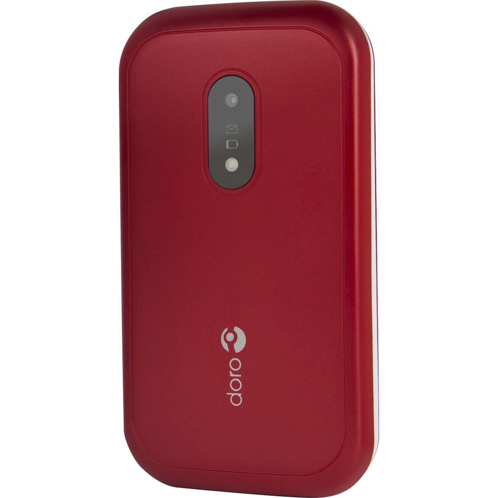 Doro Klapphandy »6040«, rot, 7,2 cm/2,83 Zoll, 2 MP Kamera