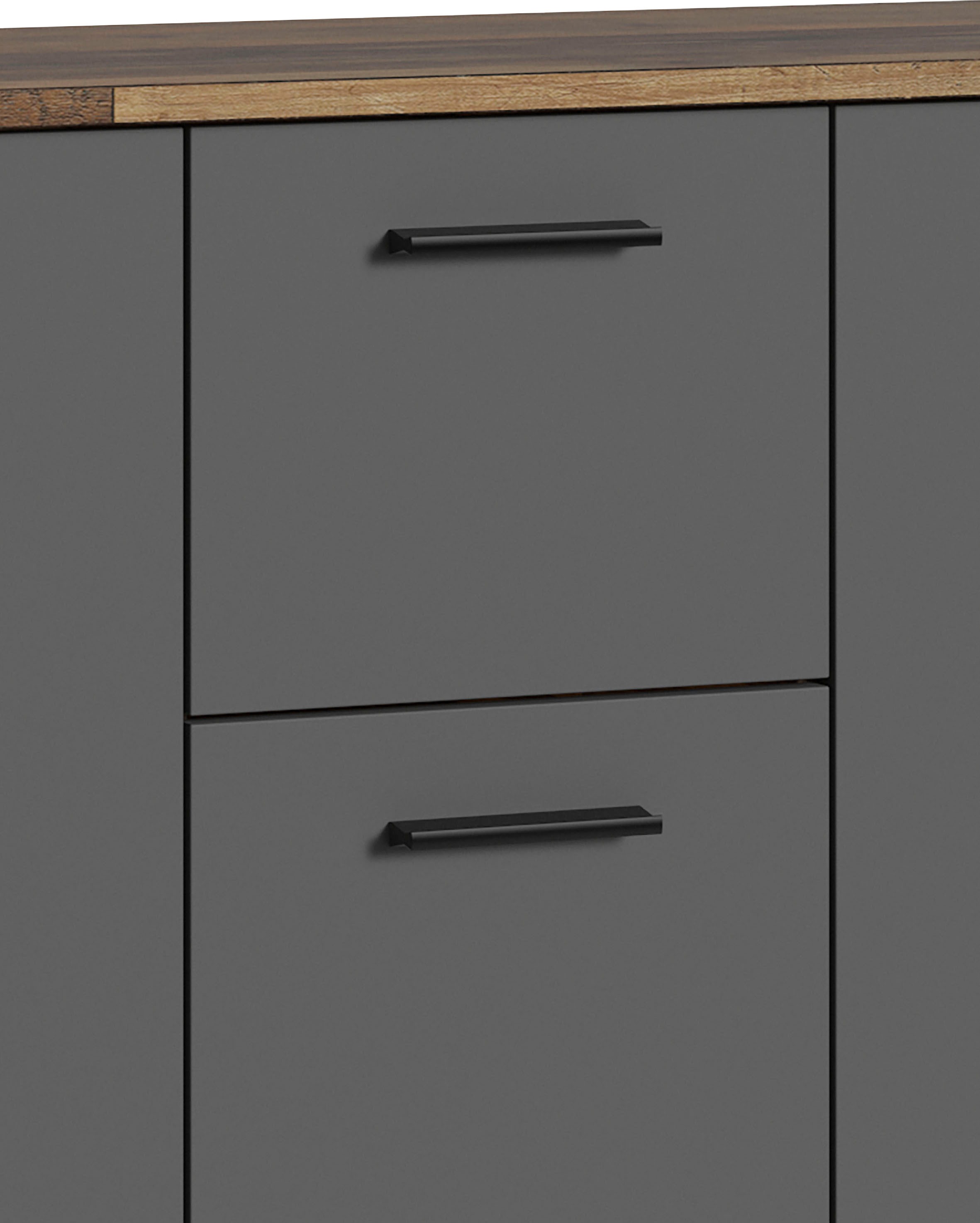 INOSIGN Kommode »Ben« Breite 153 cm, mit 3 Türen und Schubkästen günstig online kaufen