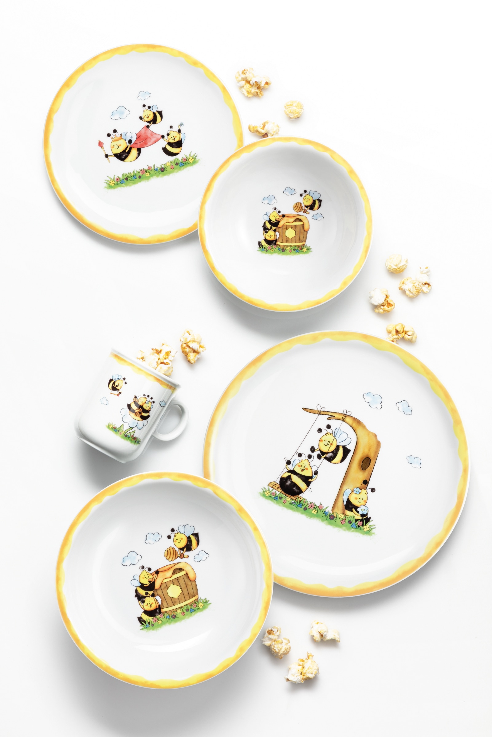 Seltmann Weiden Kindergeschirr-Set »Compact, Fleißige Bienchen«, (Set, 3 tl günstig online kaufen