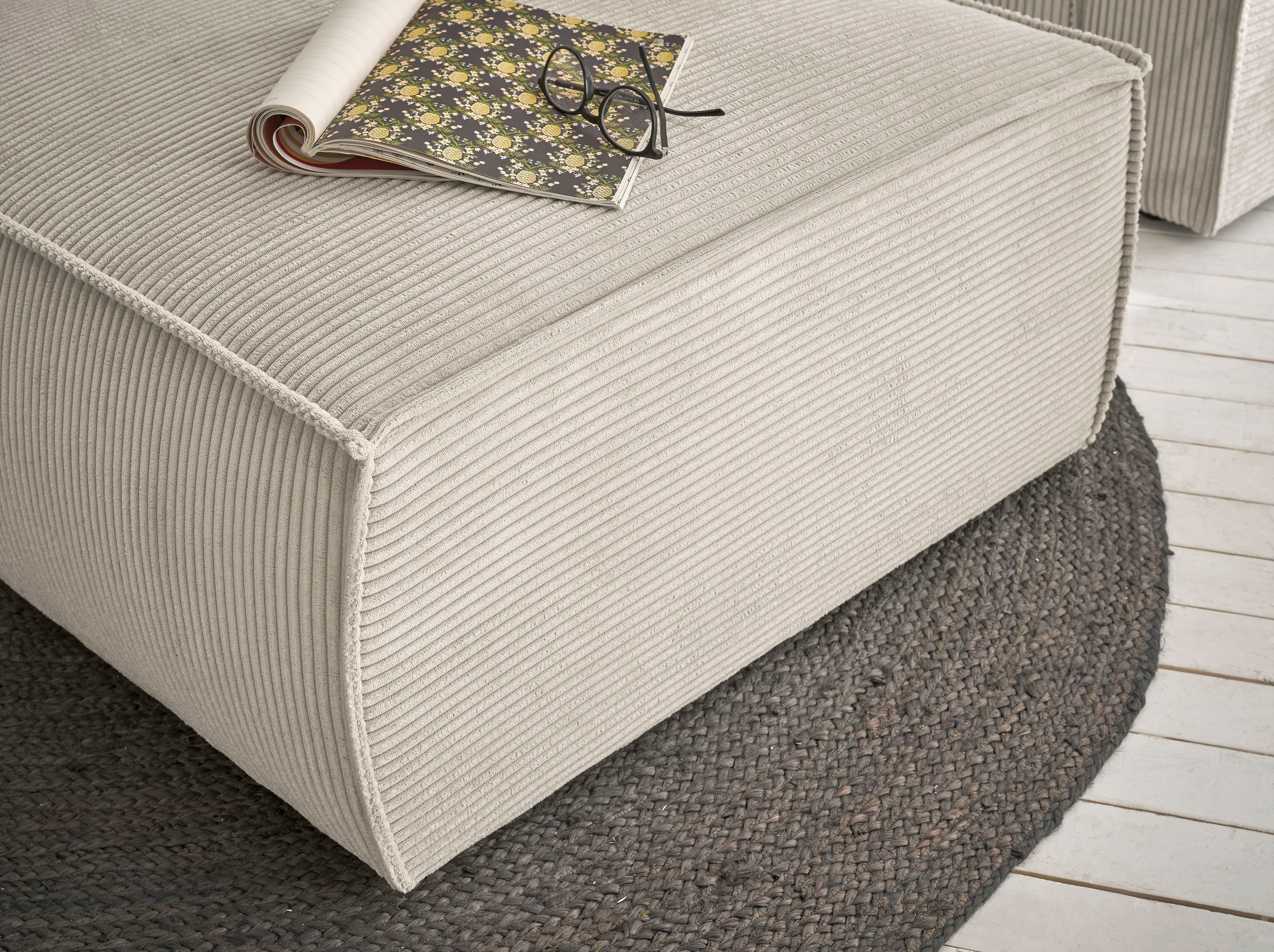 Home affaire Hocker »SHERWOOD«, Hocker quadratisch, ideale Ergänzung zum Loveseat Â»SHERWOODÂ«