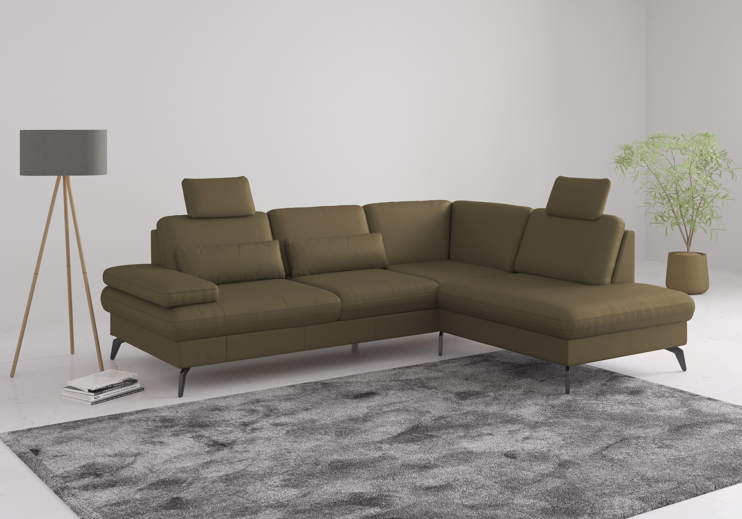sit&more Ecksofa »Morris L-Form, inkl. Sitztiefenverstellung« wahlweise mit günstig online kaufen
