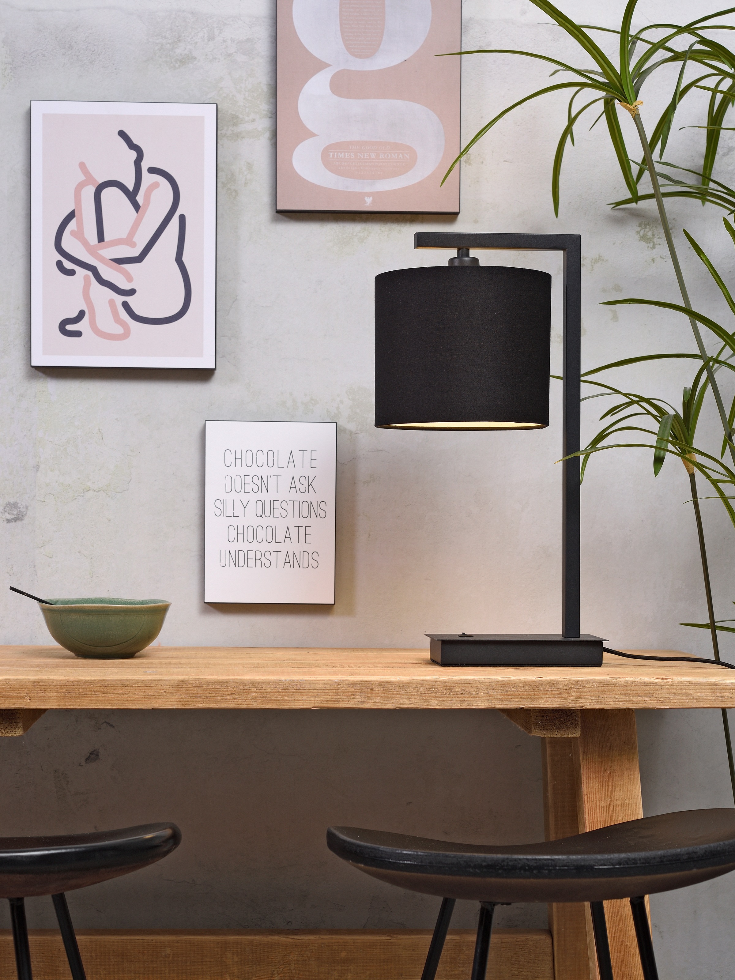 it's About RoMi Tischleuchte »Boston«, 1 flammig, Leuchtmittel E14 | LED wechselbar