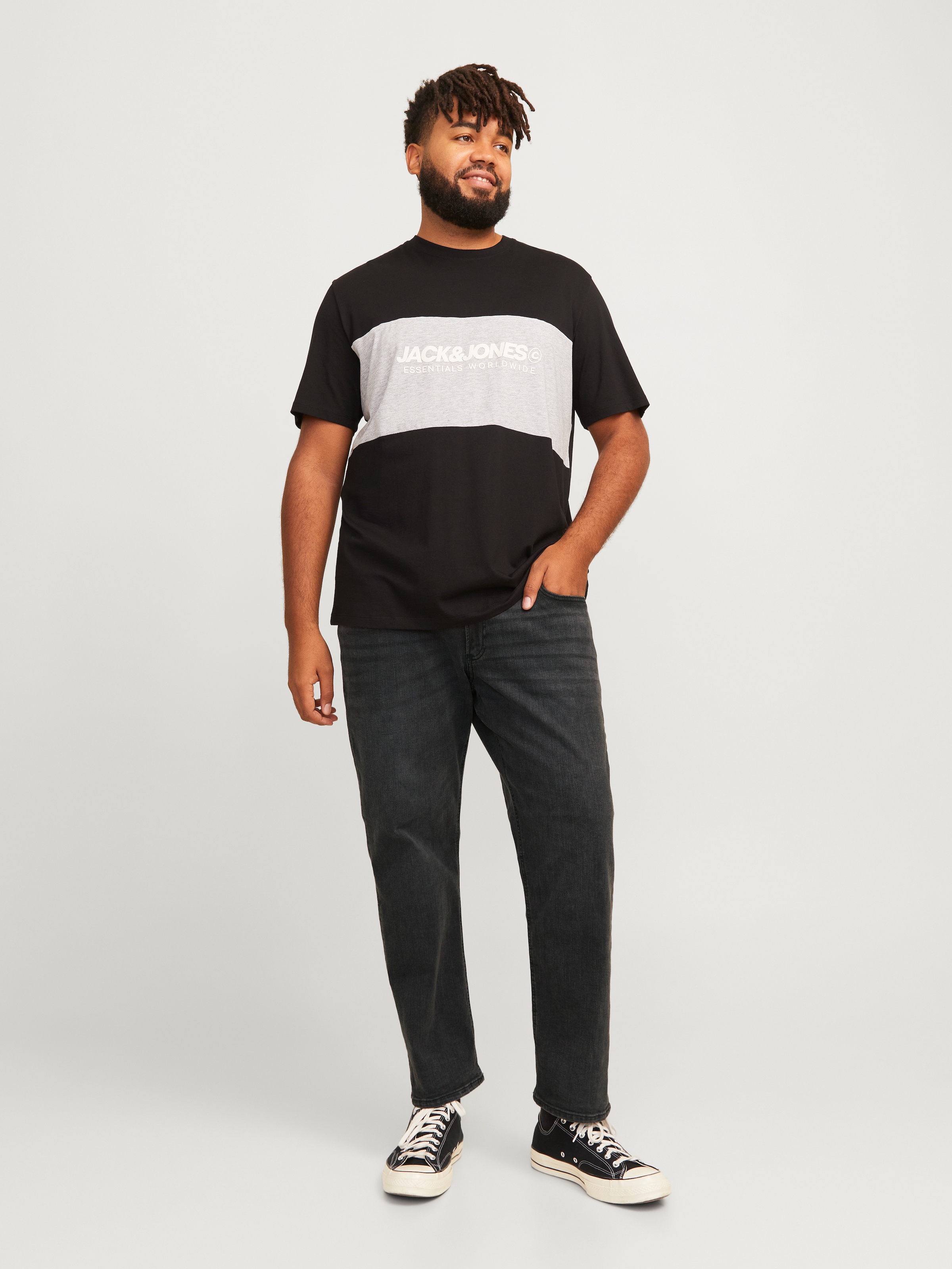 Jack & Jones PlusSize Slim-fit-Jeans »GLENN ORIGINAL«, Bis Weite 48