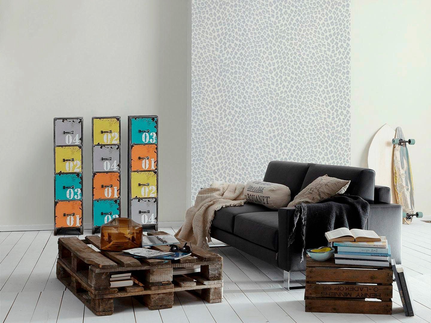 METROPOLIS BY MICHALSKY LIVING Vliestapete »Dream Again«, animal print-gemustert-Motiv, Metallic Tapeten Wohnzimmer Schlafzimmer Küche Design Kinderzimmer