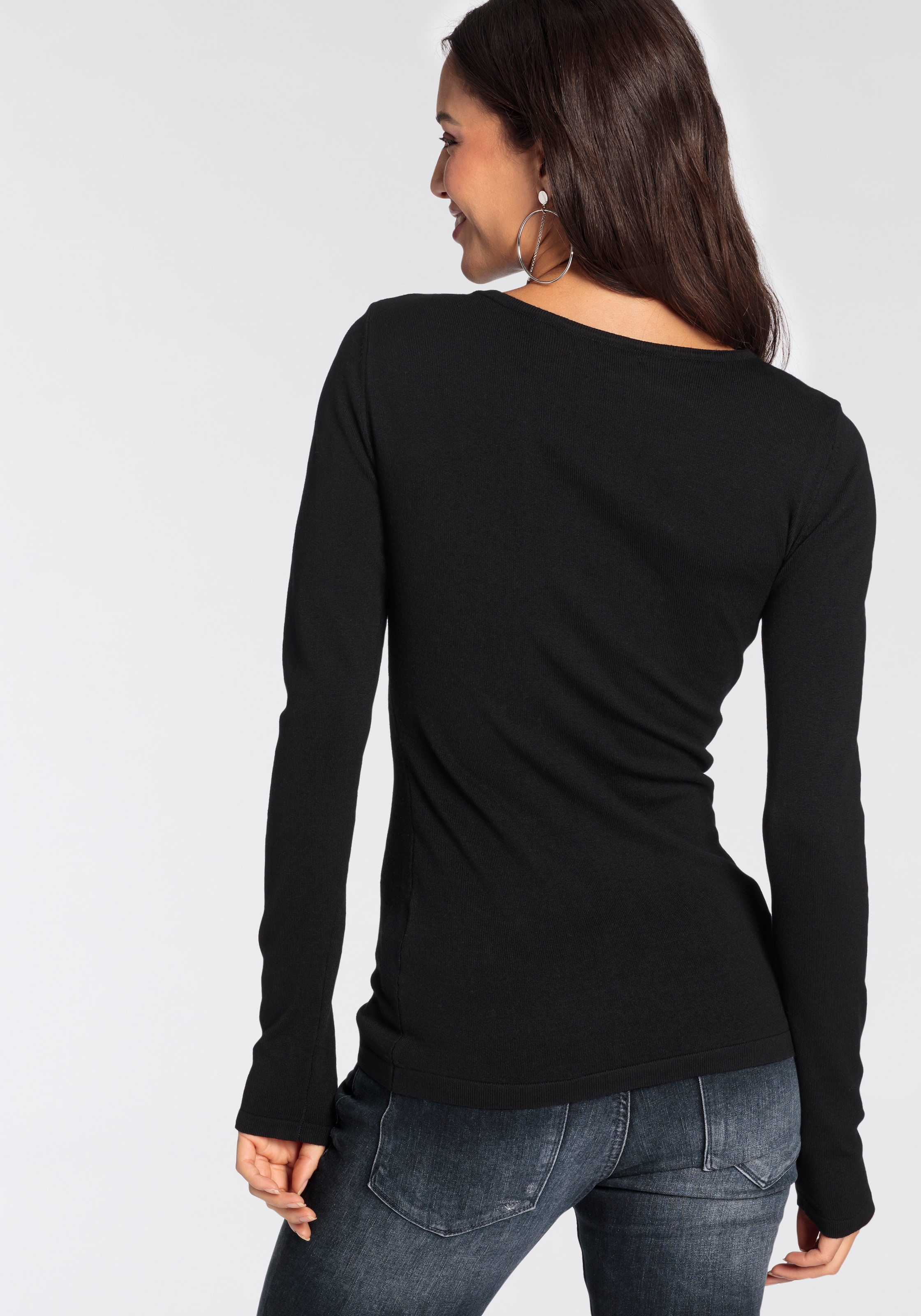 Melrose Strickpullover, mit Knotendetail