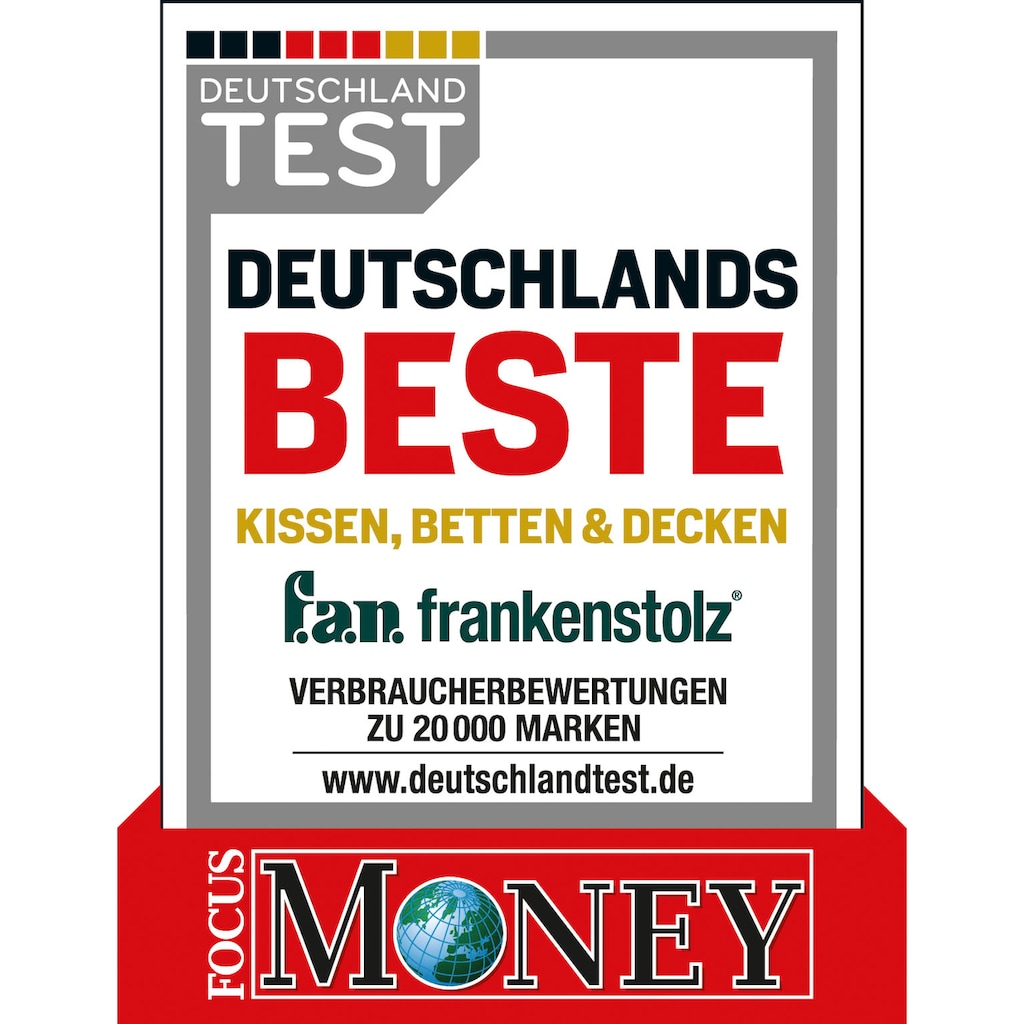 f.a.n. Schlafkomfort Kunstfaserbettdecke »First Class«, leicht, Bezug 100% Baumwolle, (1 St.)