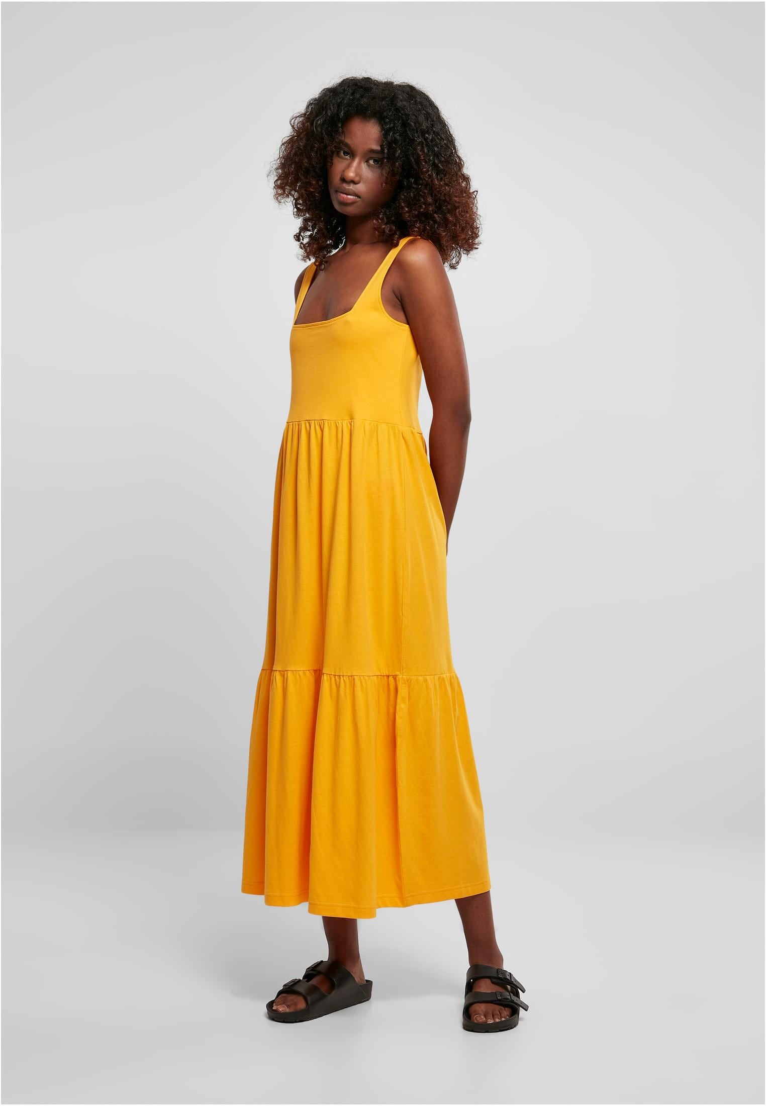 URBAN CLASSICS Jerseykleid »Damen Valance 7/8 tlg.) Dress«, Length Ladies bestellen Summer (1