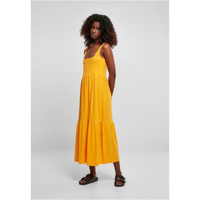 URBAN CLASSICS Jerseykleid »Damen Ladies 7/8 Length Valance Summer Dress«,  (1 tlg.) bestellen | Sommerkleider