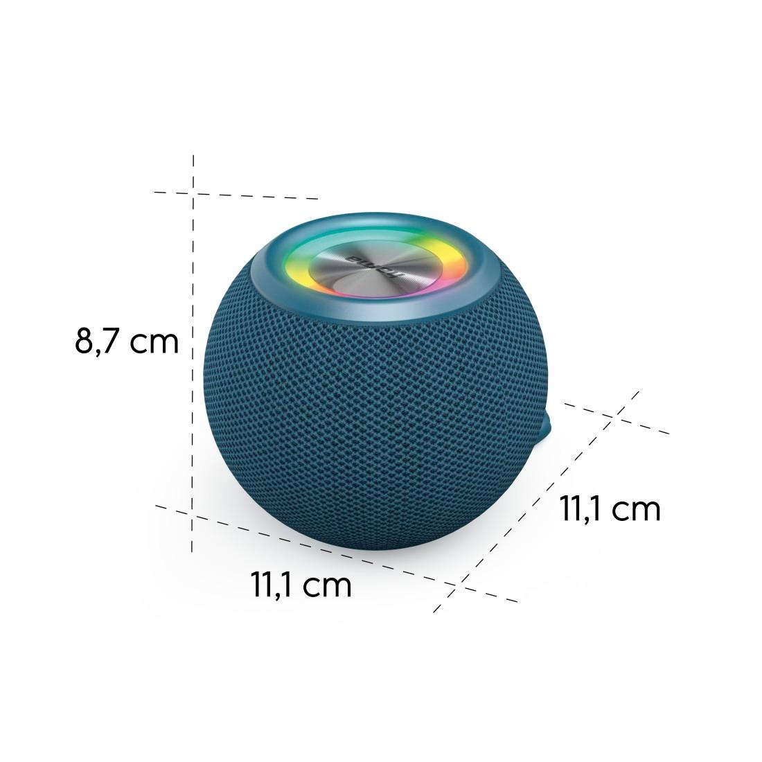 Hama Bluetooth-Lautsprecher »Bluetooth®-Lautsprecher "Ball Shape Speaker", 5 Licht-Modi, 5W«, Integrierte Freisprecheinrichtung