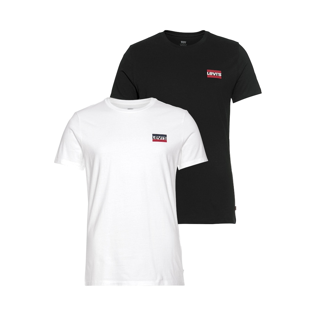 Levi's® T-Shirt »LE 2PK CREWNECK GRAPHIC«, (2 tlg.)