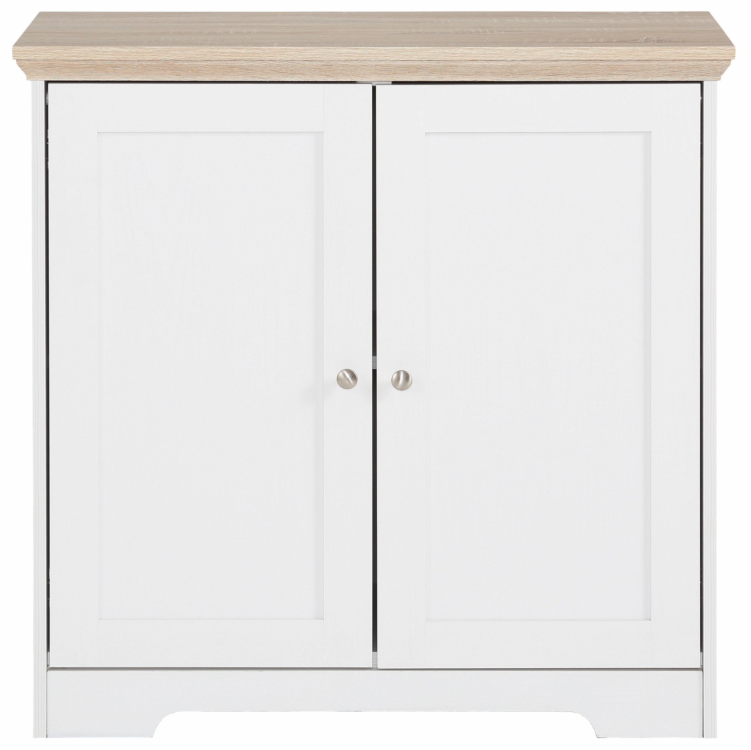 Home affaire Sideboard "Nanna" Kommode mit einer Folien Oberfläche in Eiche günstig online kaufen