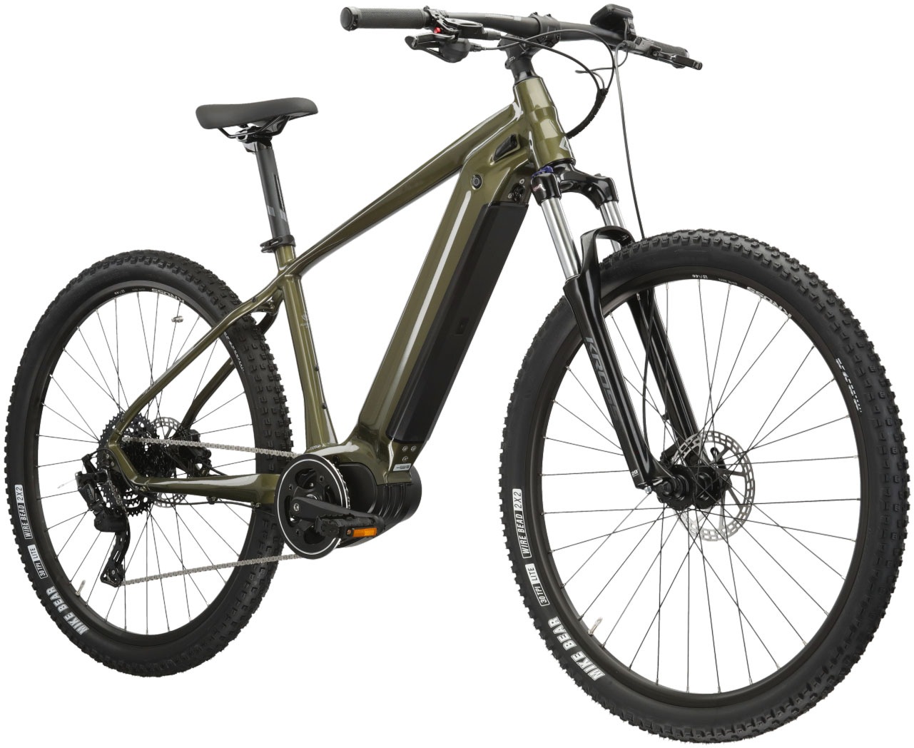 Kross E-Bike »E-MTB Hexagon Boost 4.0 29 Zoll braun«, 9 Gang, microSHIFT, ADVENT M6195, Mittelmotor 250 W