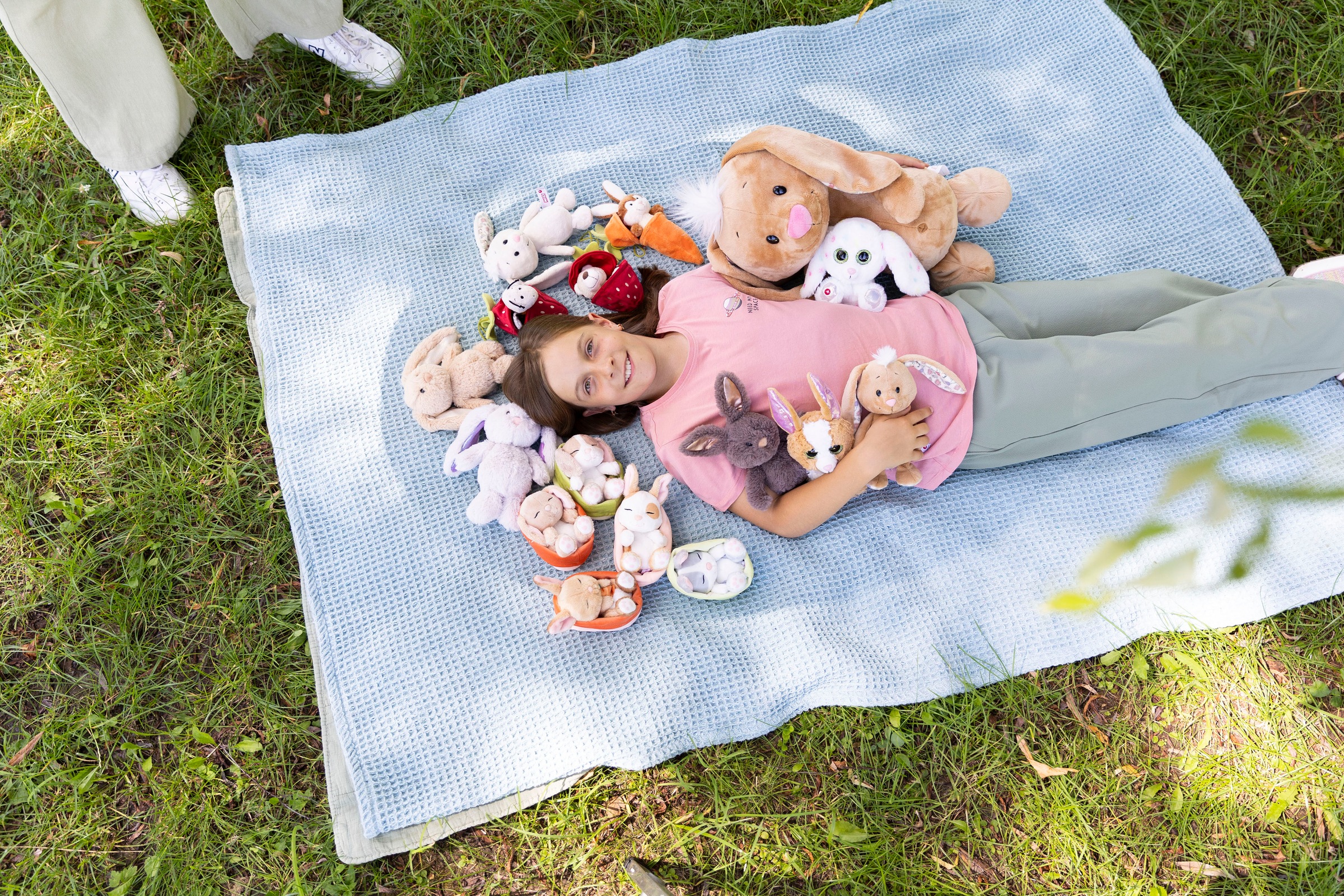 Nici Kuscheltier »My NICI Bunny, Hase creme 20 cm schlenkernd GREEN«