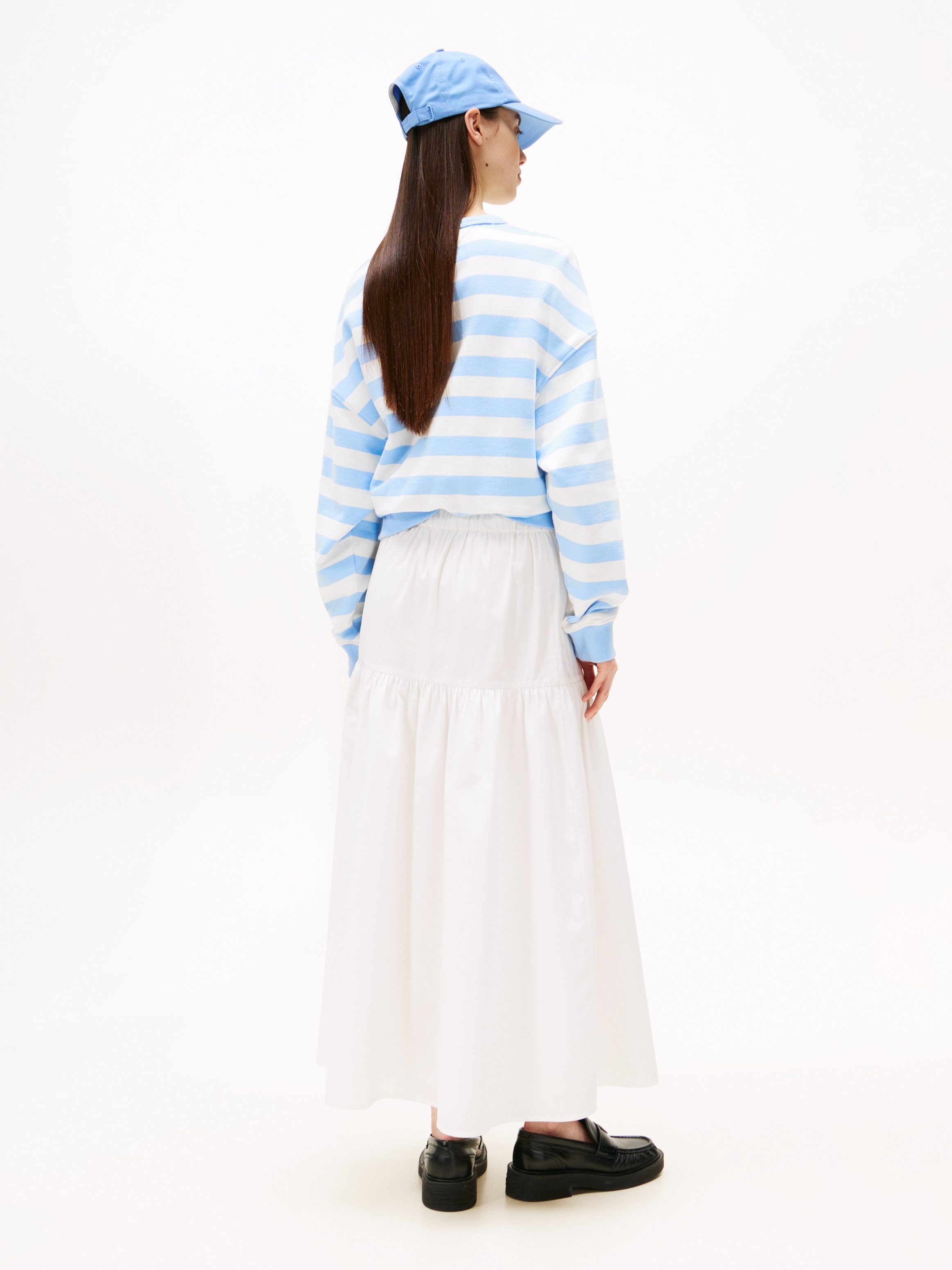 Tommy Jeans Maxirock »TJW POPLIN TIERED MAXI SKIRT«