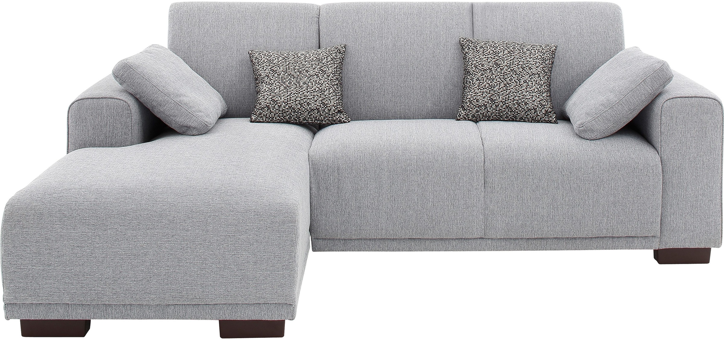 Home affaire Ecksofa »Bornholm incl. 2 Kissen, Stellmaße 234x162 cm L-Form«, Recamiere wahlweise links oder rechts bestellbar