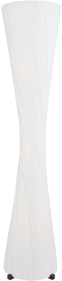 SalesFever Stehlampe »Marius« E27 1 Stk. Gedrehter Plissee Lampenschirm aus günstig online kaufen