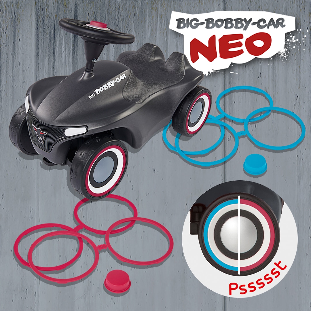 BIG Bobby-Car Neo Rosa & Schwarz online bestellen