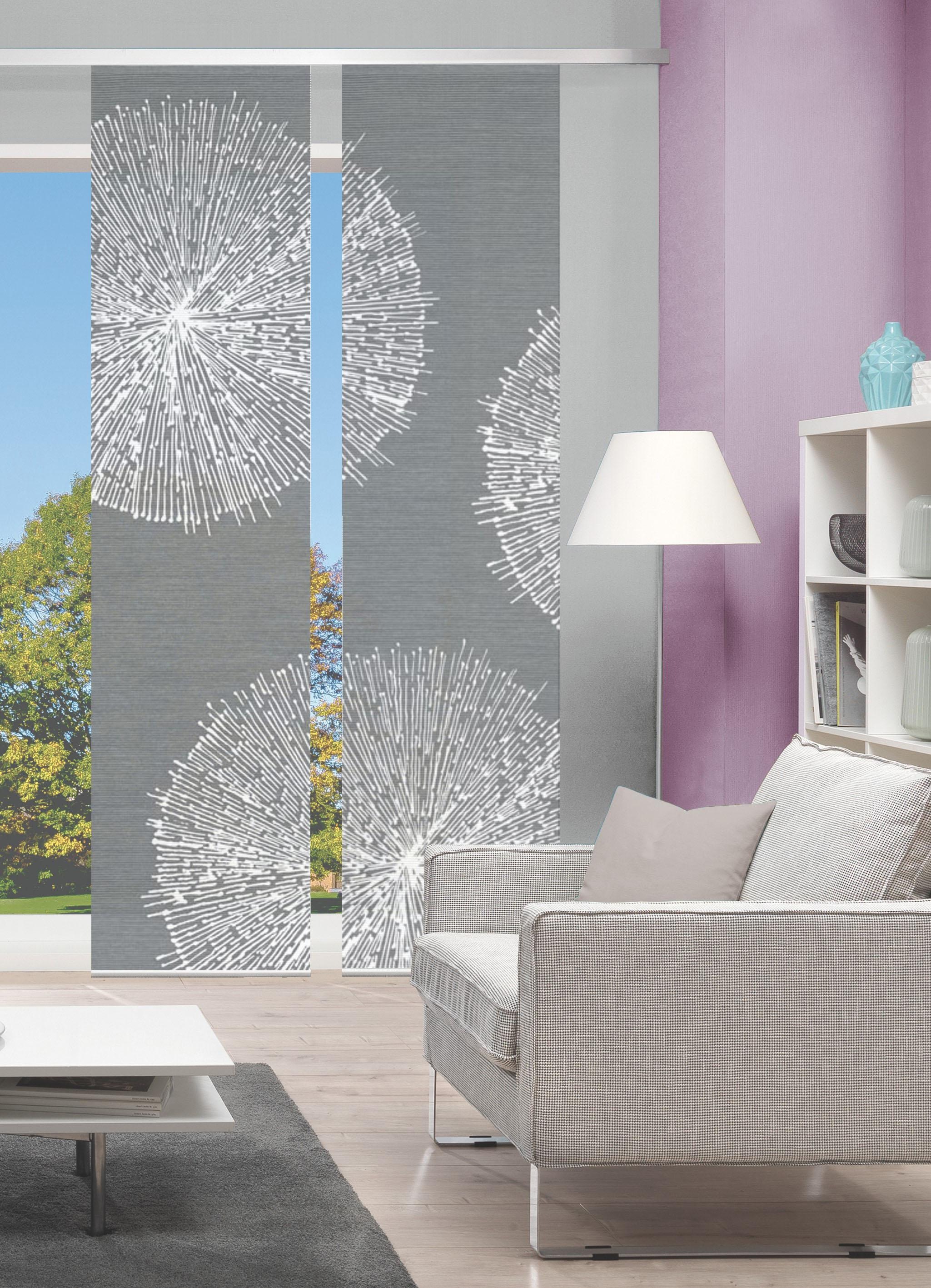 Vision S Schiebegardine »2ER SET CRESTON« Paneelwagen 2 Stk. tlg. HxB: 260x günstig online kaufen