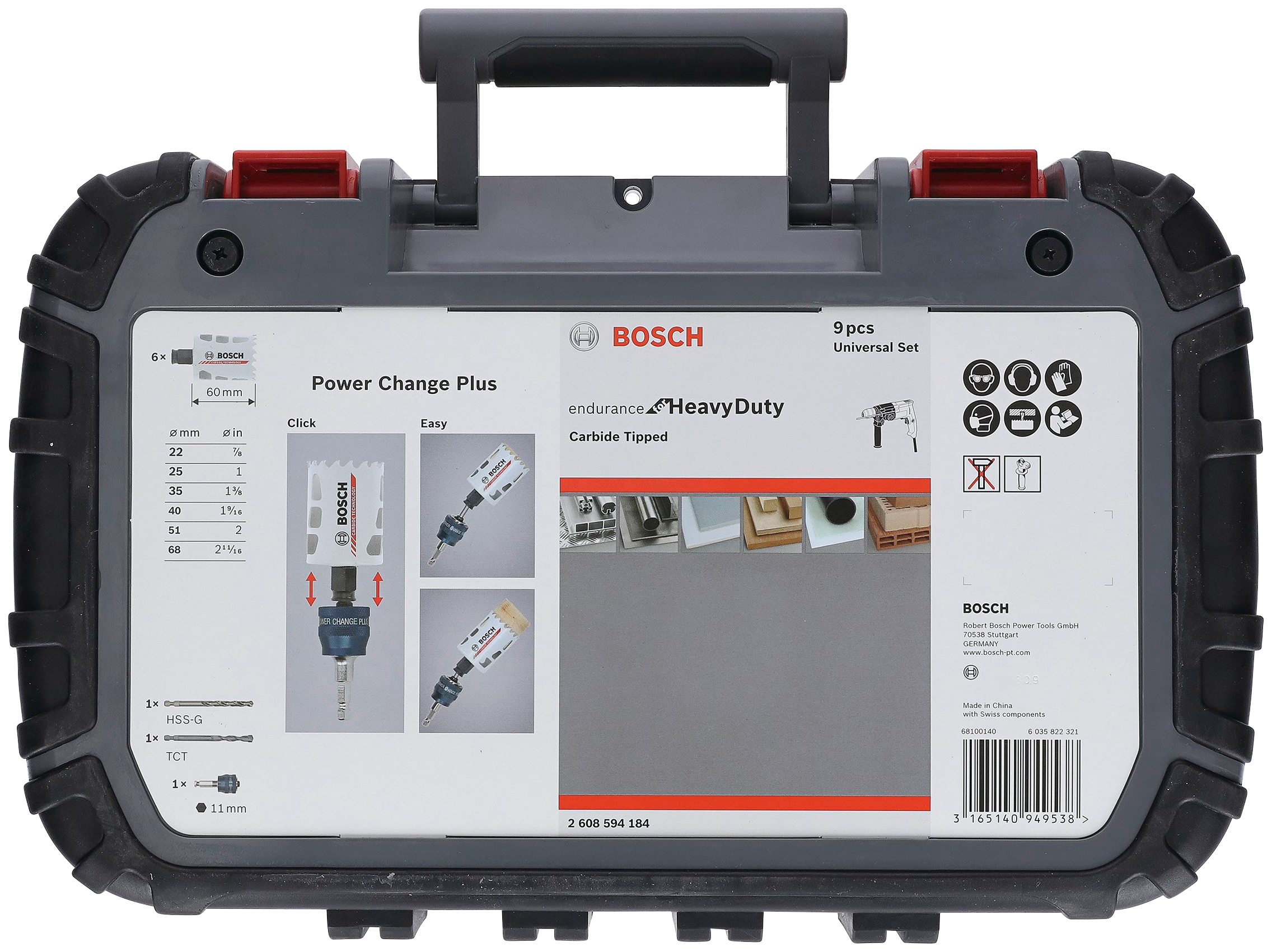 Bosch Professional Lochsäge »Carbide Lochsäge Endurance for Heavy Duty«, ( Set, 8 tlg.) online kaufen