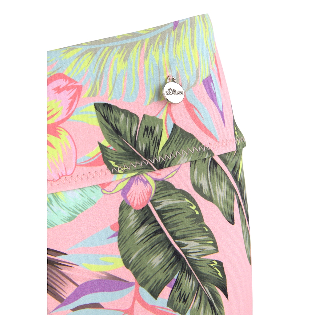 s.Oliver Bikini-Hotpants »Azalea«, im tropischen Druck