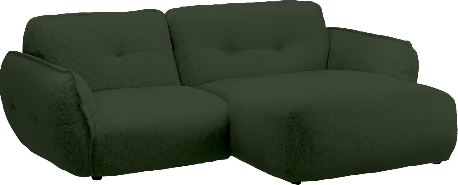 BETYPE Ecksofa »Be Fluffy«, Softes Sitzgefühl, moderne Kedernaht, hochwertiger Bezug