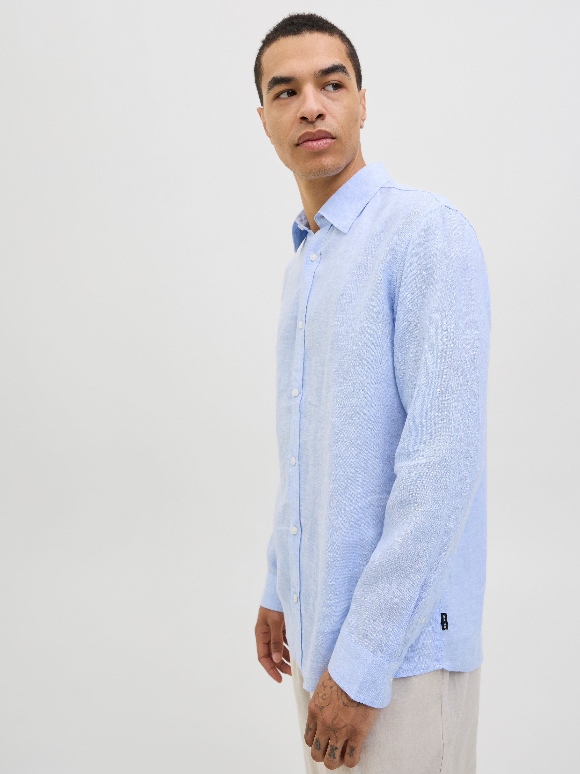 Jack & Jones Leinenhemd »JPRBLALOUI LINEN L/S SHIRT«