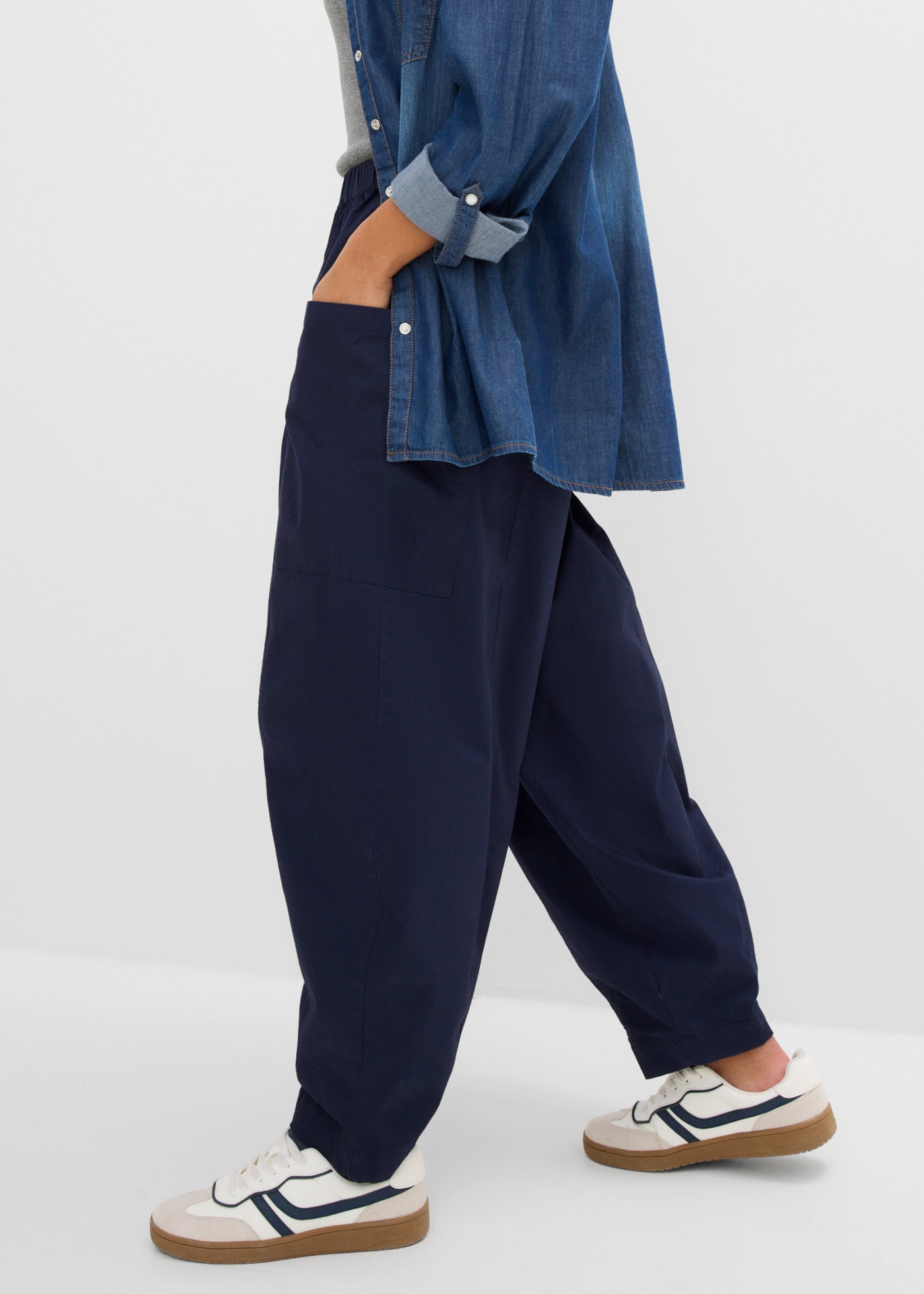 bonprix Pumphose  extra weiter Schnitt, bequemer Bund, lockere Passform im Loose Fit