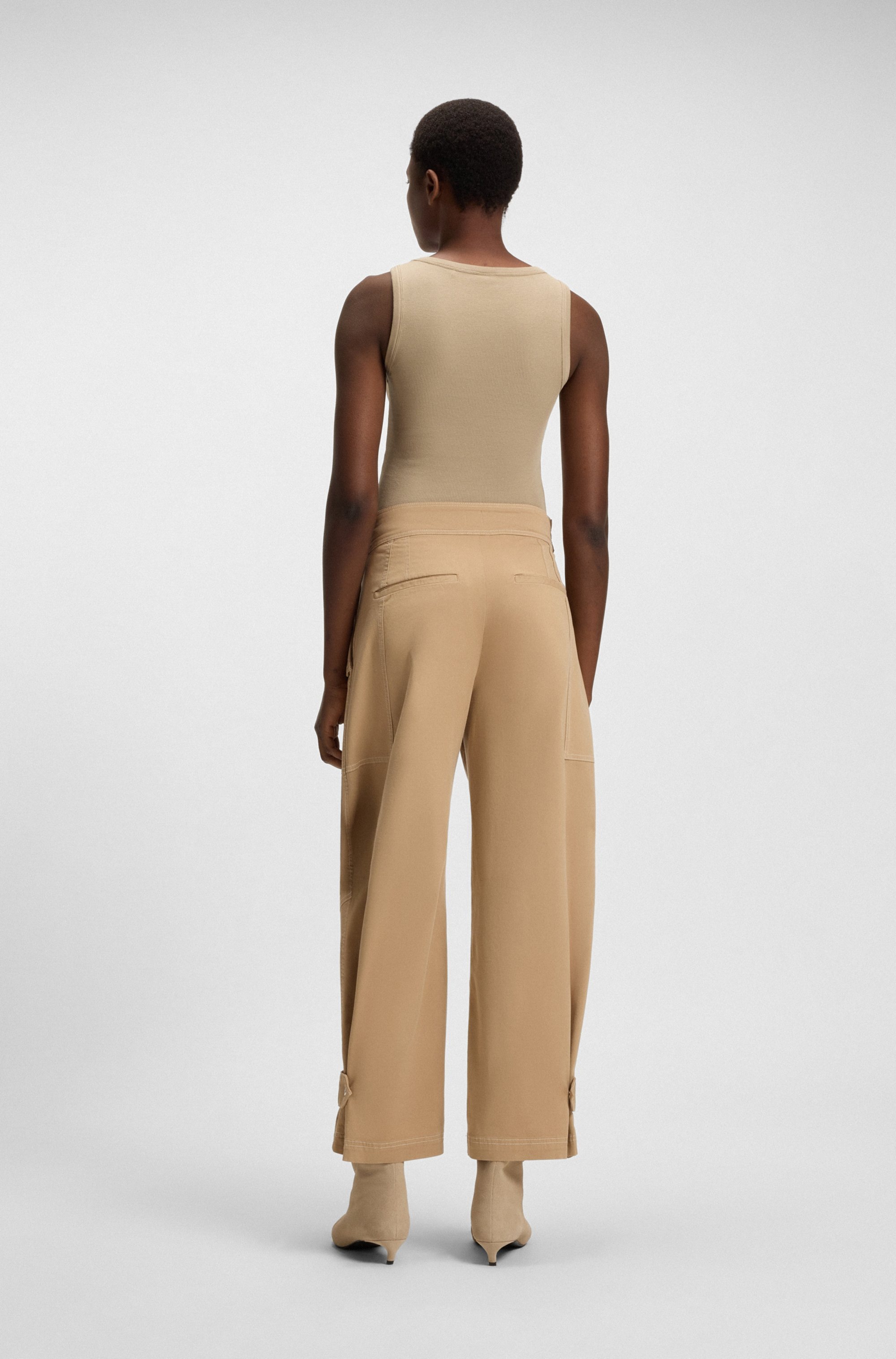 BOSS ORANGE Longtop »Ematite Premium Damenmode«, mit Rundhalsausschnitt