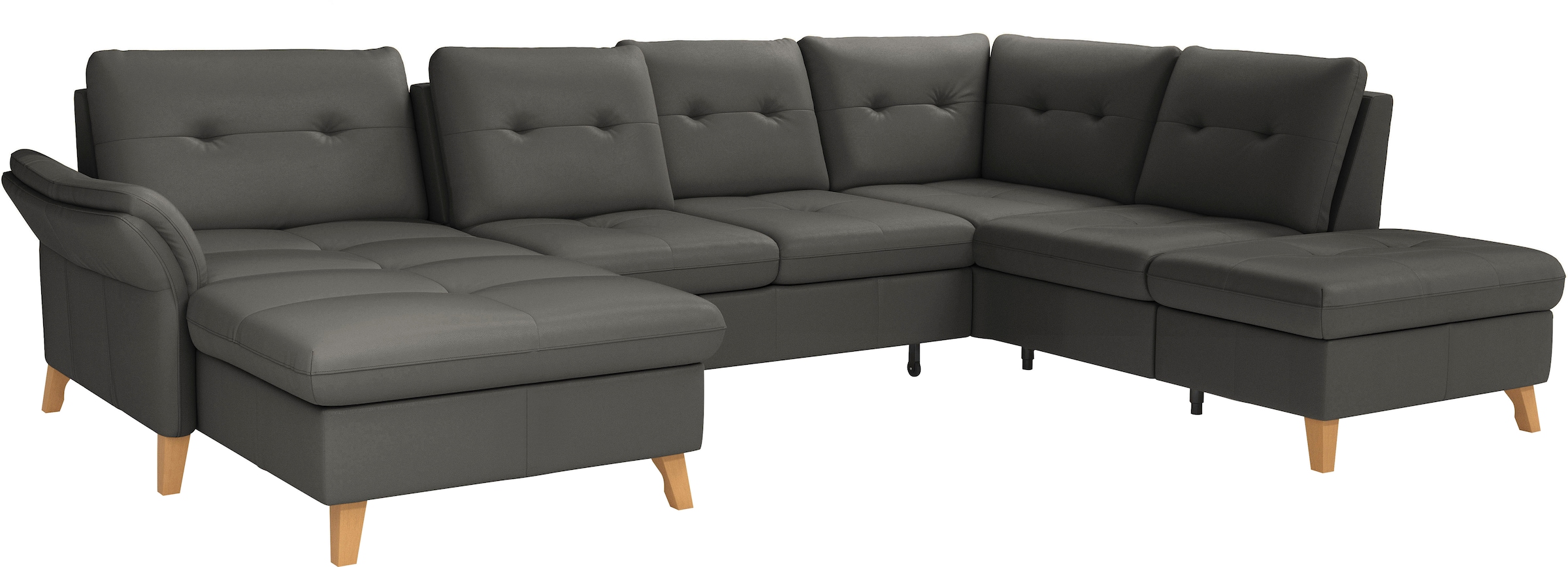 sit&more Wohnlandschaft »Göteborg«, inkl. Sitztiefenverstellung, wahlweise mit Bettfunktion & Bettkasten