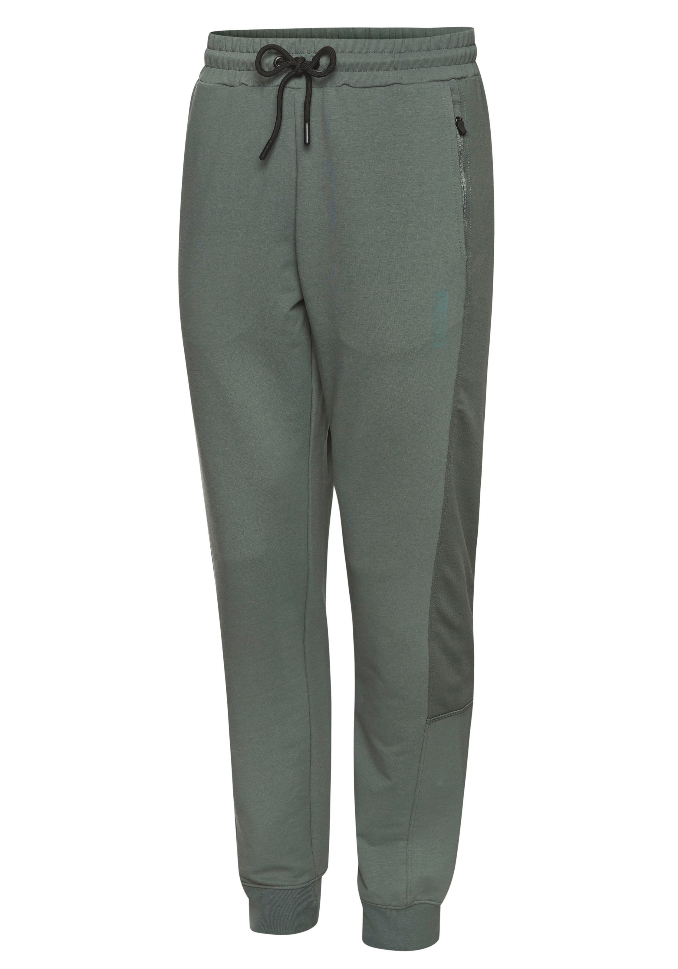le jogger® Sweatpants  mit farblichen Einsatz und Reißverschlusstaschen