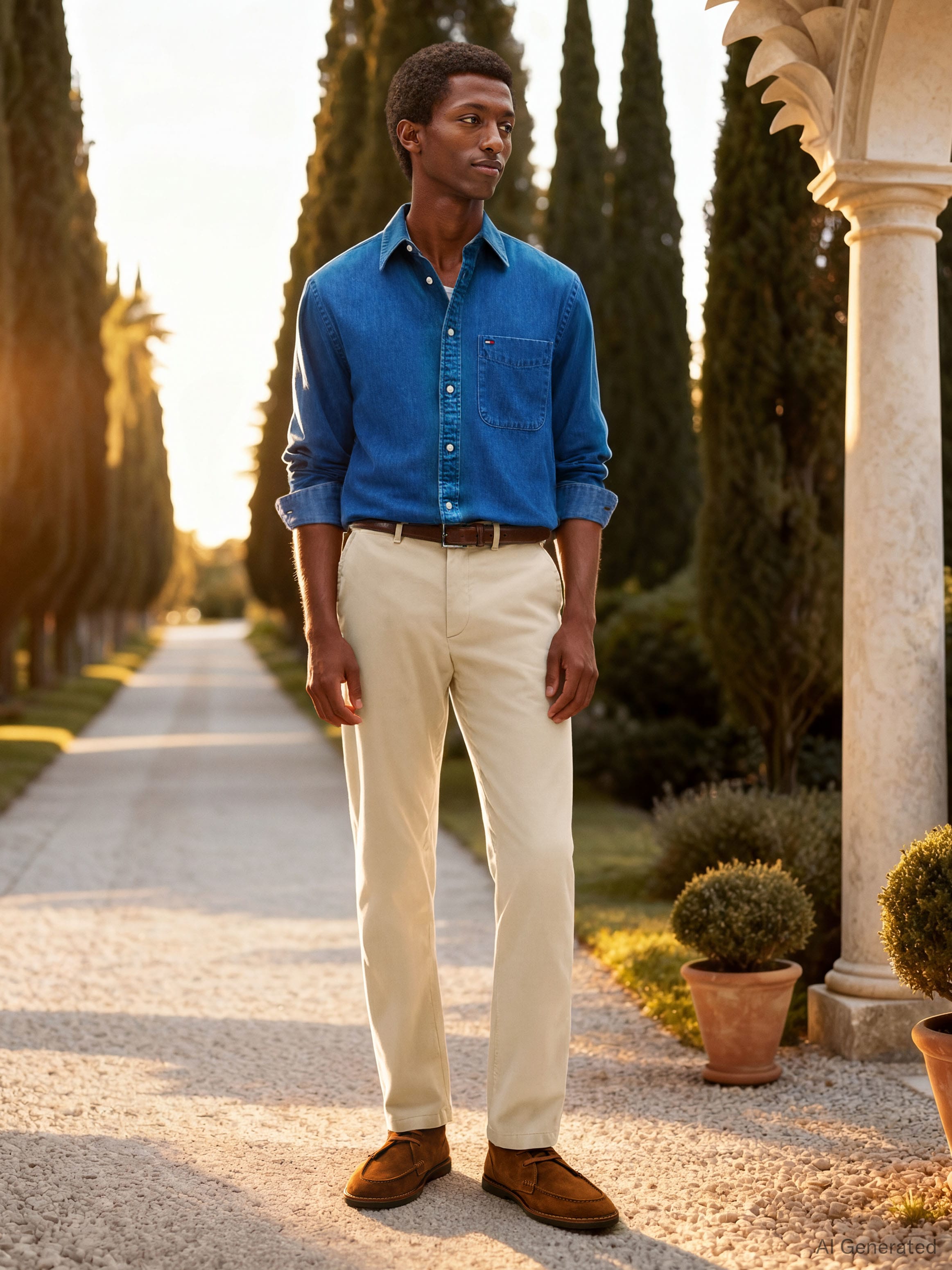 Tommy Hilfiger Chinohose »CORE DENTON ESSENTIAL«  Straight Fit, Baumwolle mit Stretch