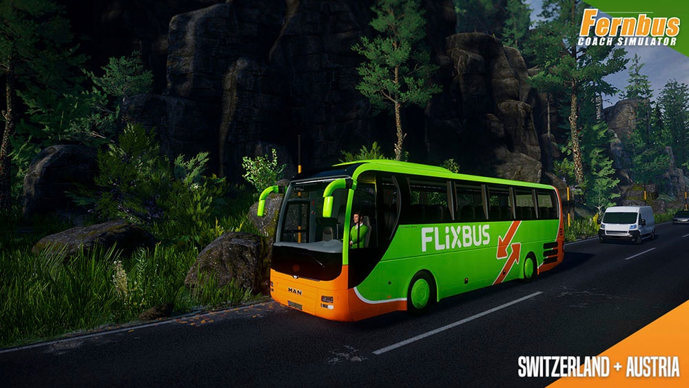 aerosoft Spielesoftware »Der Fernbus Simulator- AddOn Szenerie Österreich/Schweiz«, PC