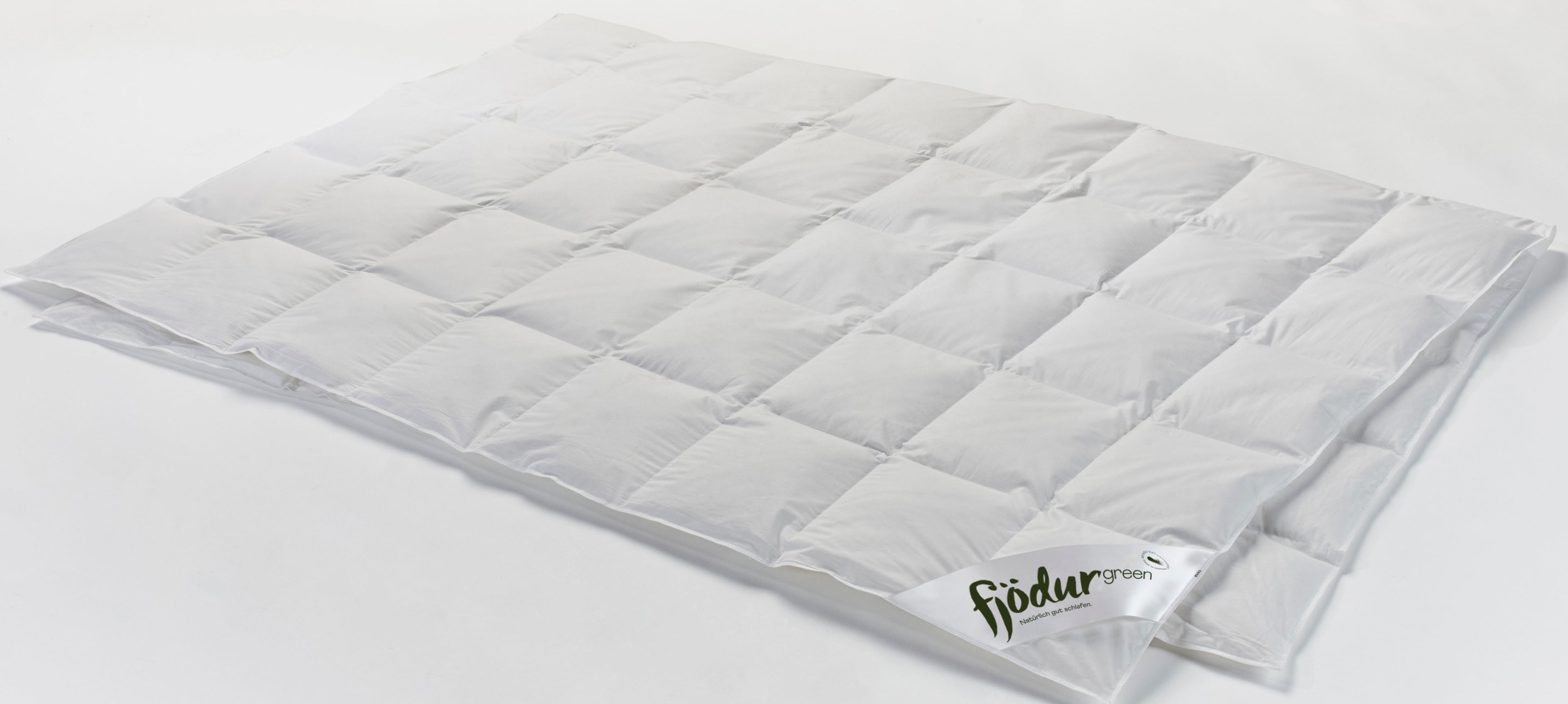 fjödur Daunenbettdecke + Kopfkissen »Fleur« Das Set besteht aus 1 Kissen und 1 Bettdecke