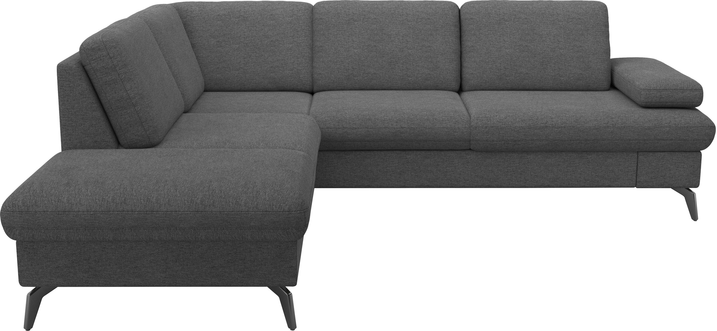 sit&more Ecksofa »Morris Jubi L-Form«, inkl. Armteilfunktion und 1 Zierkiss günstig online kaufen