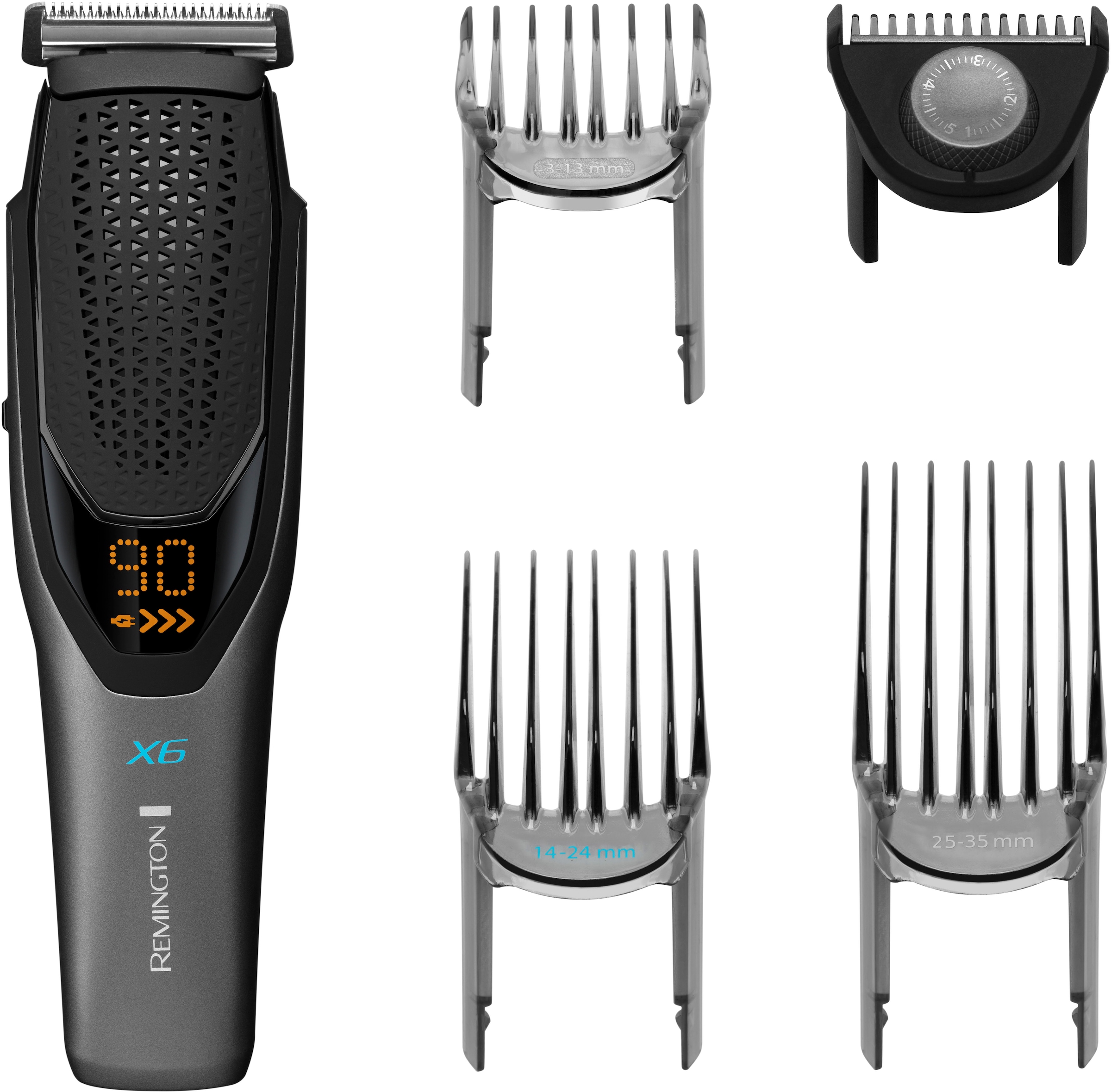 »Power-X und Series Bartkamm, Haarschneider mit 4 Abwaschbar Micro Online-Shop kpl. Fade Haar-und Längeneinstellrad HC6000«, Aufsätze, bestellen im Remington