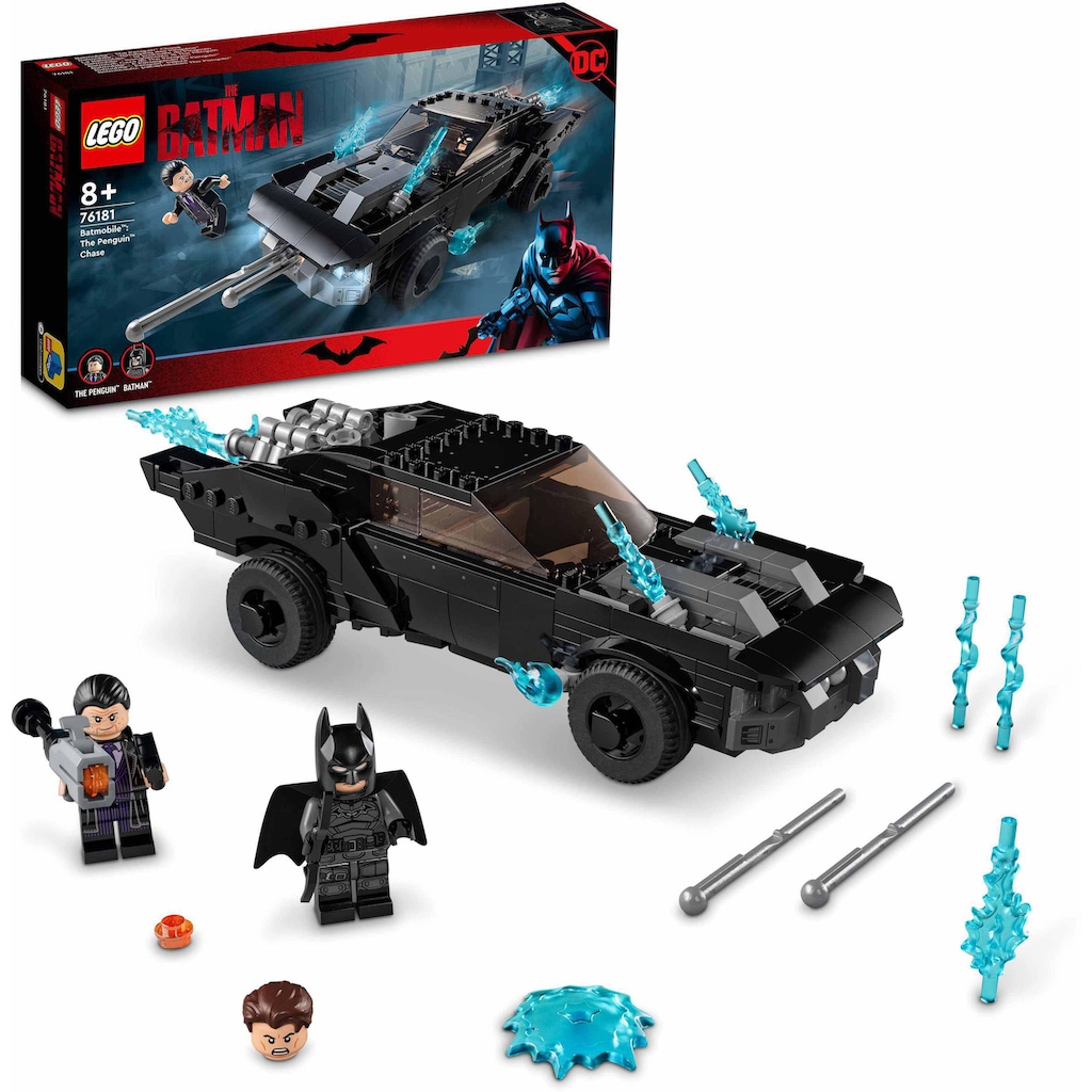 LEGO® Konstruktionsspielsteine »Batmobile™: Verfolgung des Pinguins™ (76181), LEGO® DC«, (392 St.)