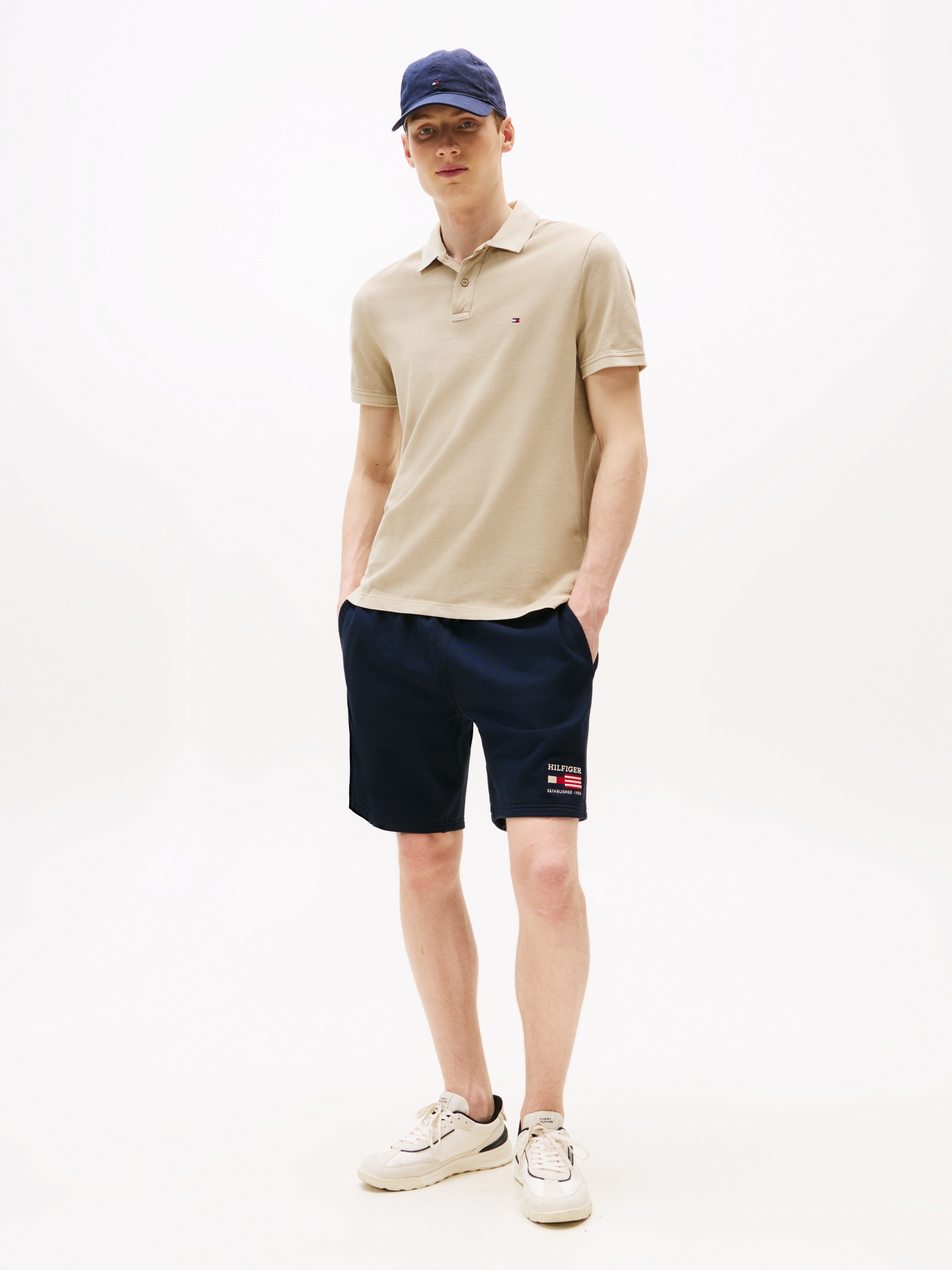 Tommy Hilfiger Poloshirt »GARMENT DYE REG POLO« leicht gewaschene Optik
