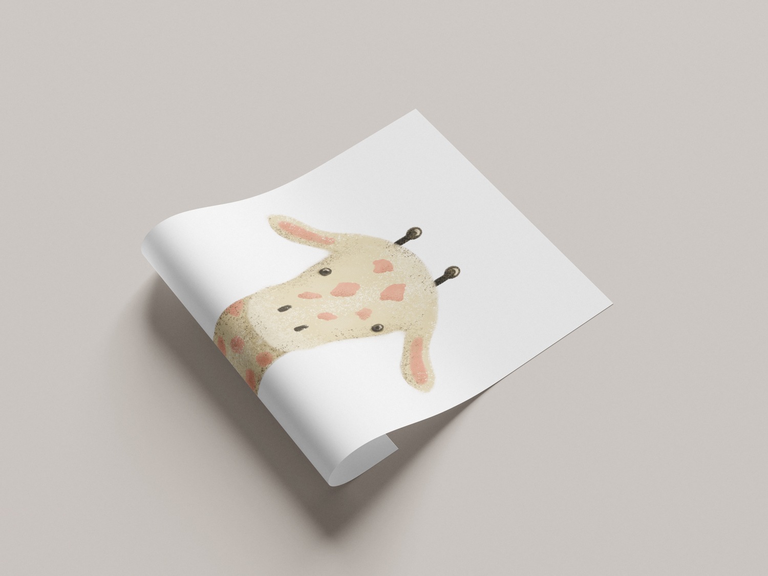 Lüttenhütt Poster »Giraffenkopf«, Fantasy-Giraffe-Giraffen Bilder-Tiere, (1 St.), HD Premium Druck