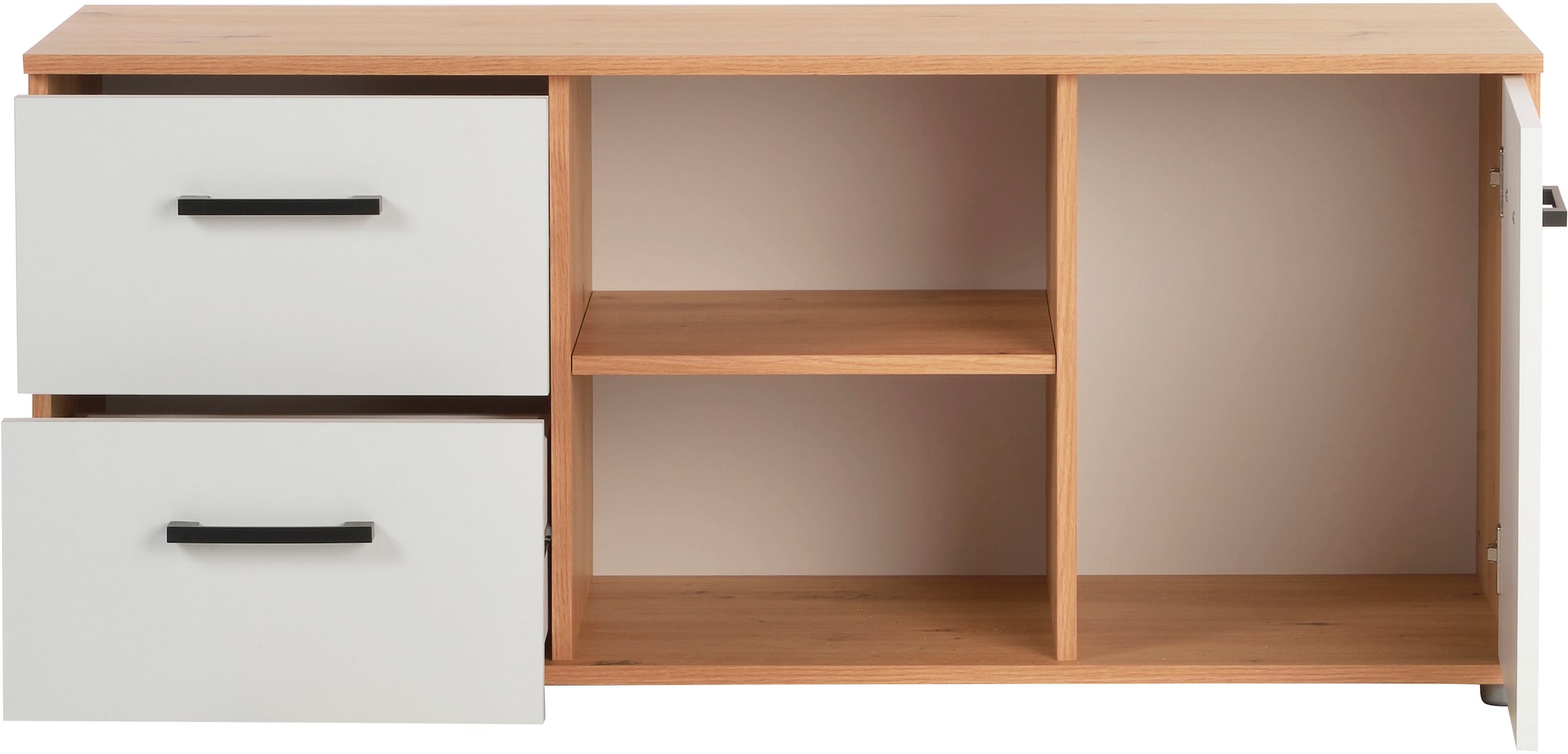 arthur berndt Jugendzimmer-Set »»Bente« 5-teilig« 5 tlg. Artisan Oak Nb/Weiß