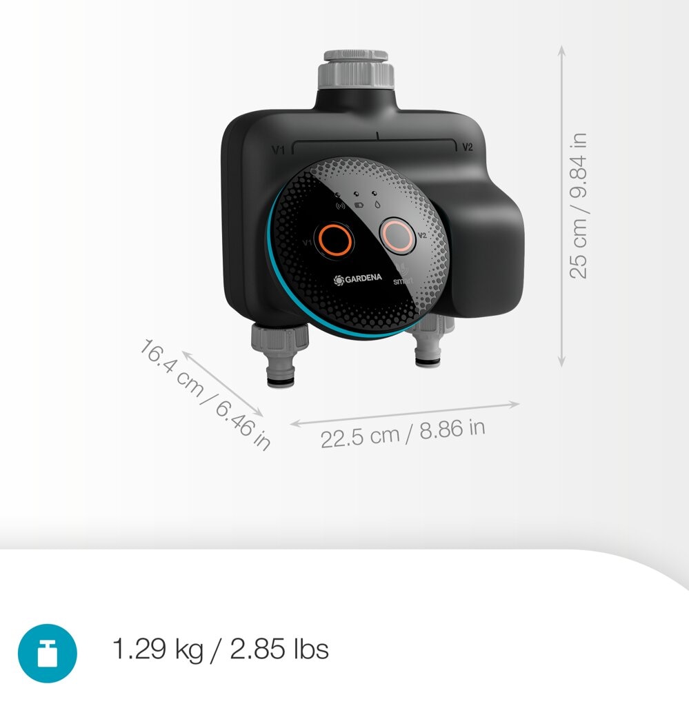 GARDENA Bewässerungscomputer »smart Dual Water Control Set«