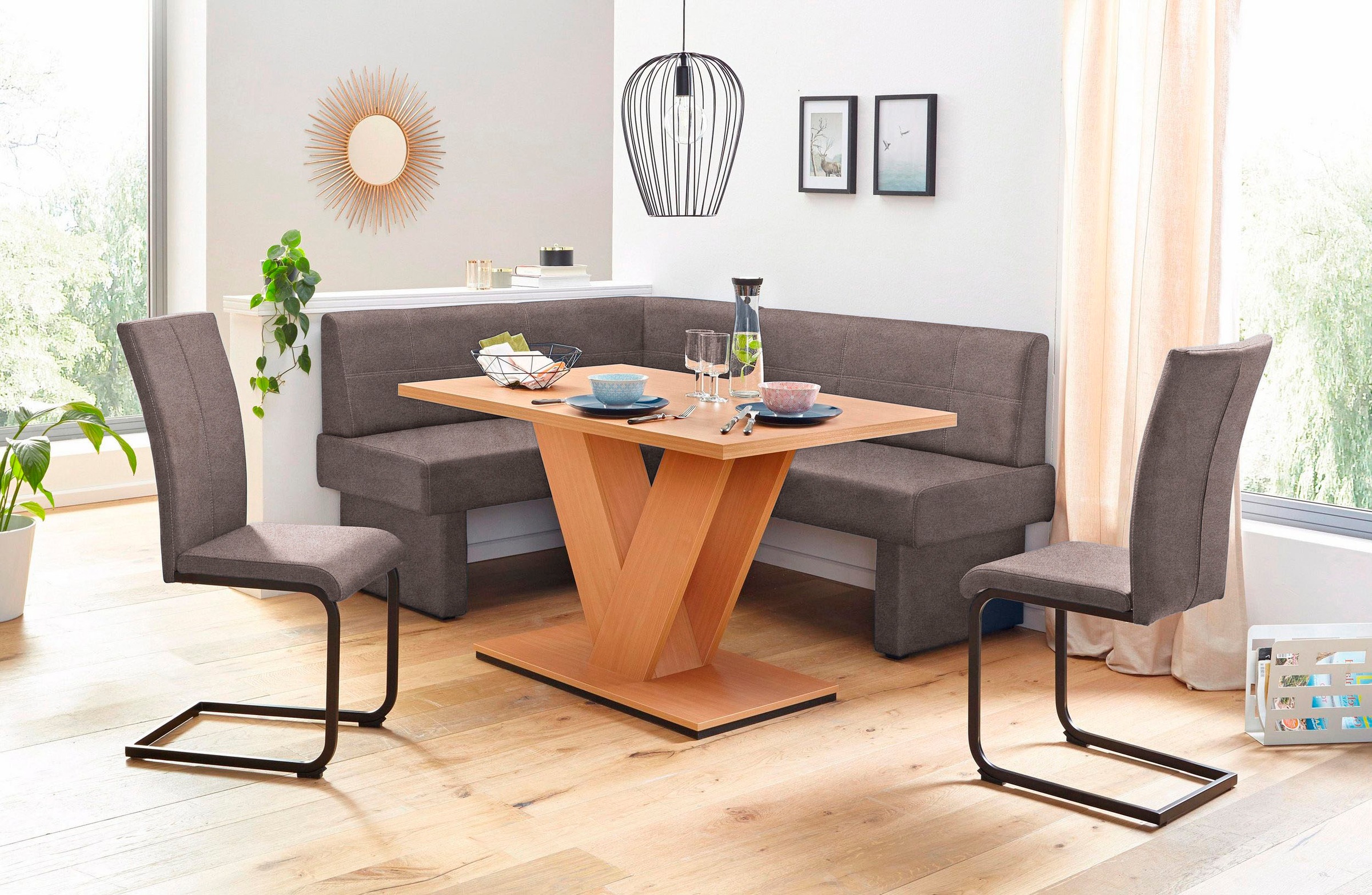 Home affaire Freischwinger »Nils« (Set) 2 Stk.Stuhl belastbar bis 120 Kg, G günstig online kaufen