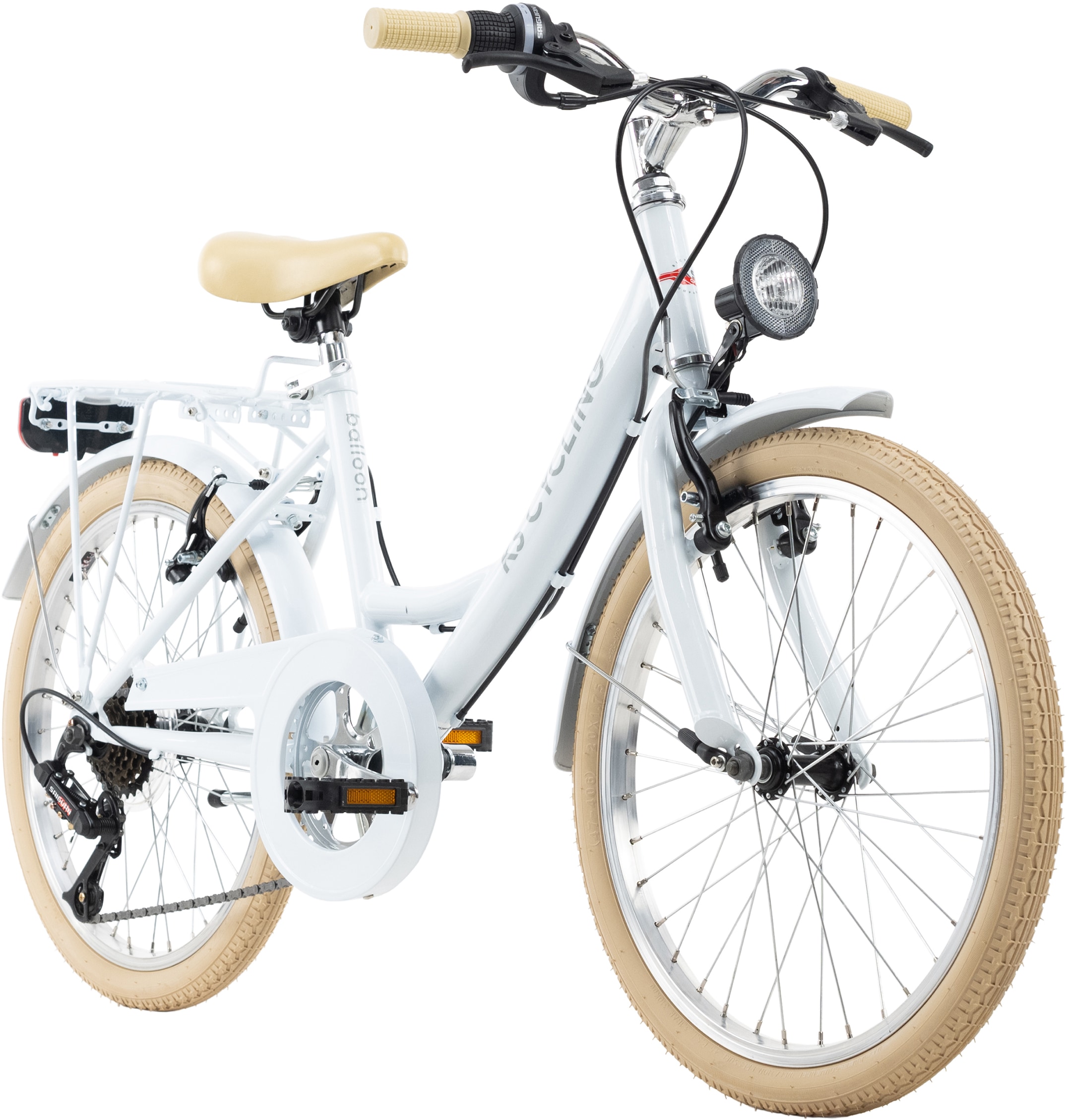 KS Cycling Jugendfahrrad »Balloon«, 6 Gang, Kettenschaltung, für Damen, Kettenschaltung