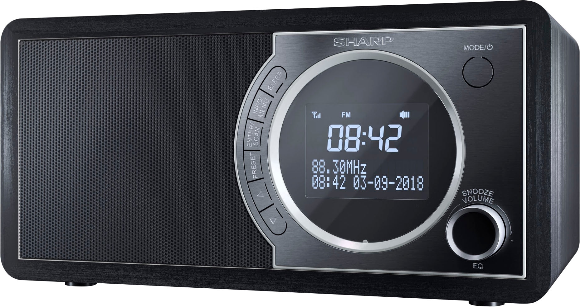 Sharp Digitalradio (DAB+) »DR-450«, (Bluetooth Automatische Senderverfolgung-Digitalradio (DAB+)-FM-Tuner mit RDS 6 W)