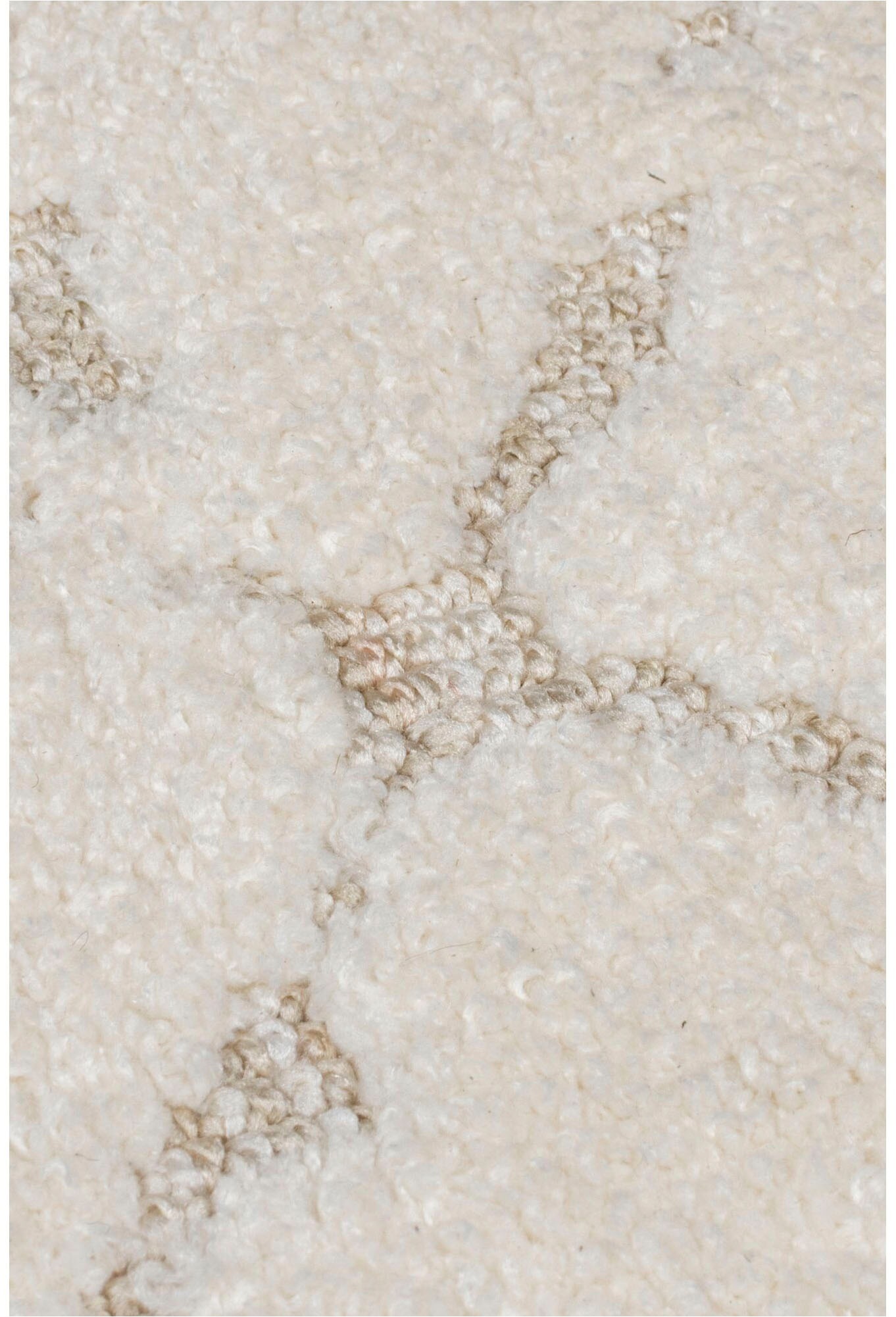 FLAIR RUGS Teppich »Remy« rechteckig 12 mm Höhe Hoch-niedriger Flor in Wolle-Optik