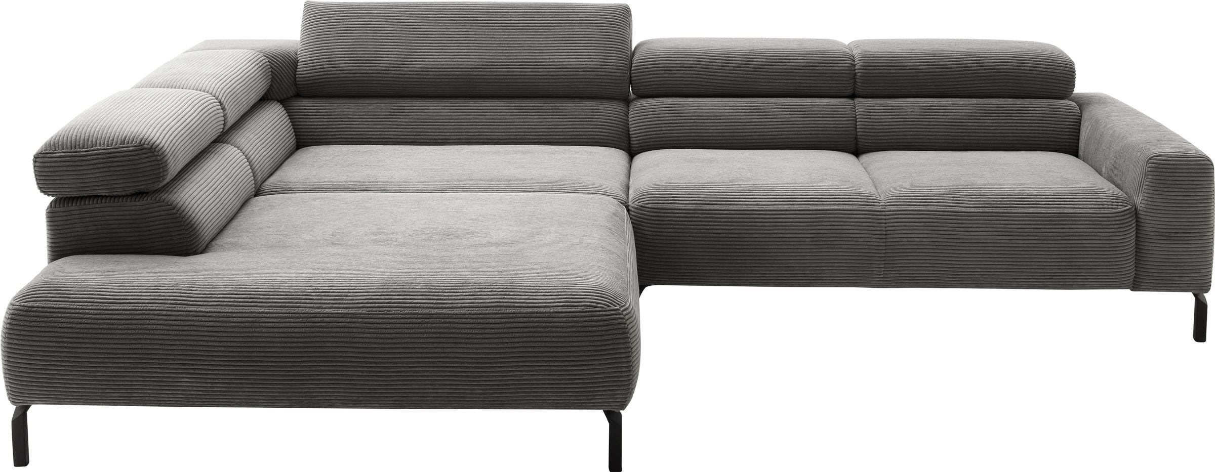 PLACES OF STYLE Ecksofa »Antonelli, L-Form, inkl. Kopfteilverstellung, Brei günstig online kaufen