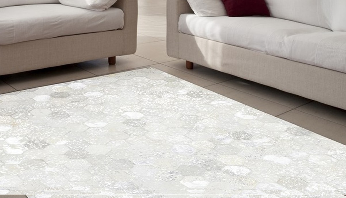 my home Lederteppich »Zeno«, rechteckig, 8 mm Höhe, Wohnzimmer günstig online kaufen