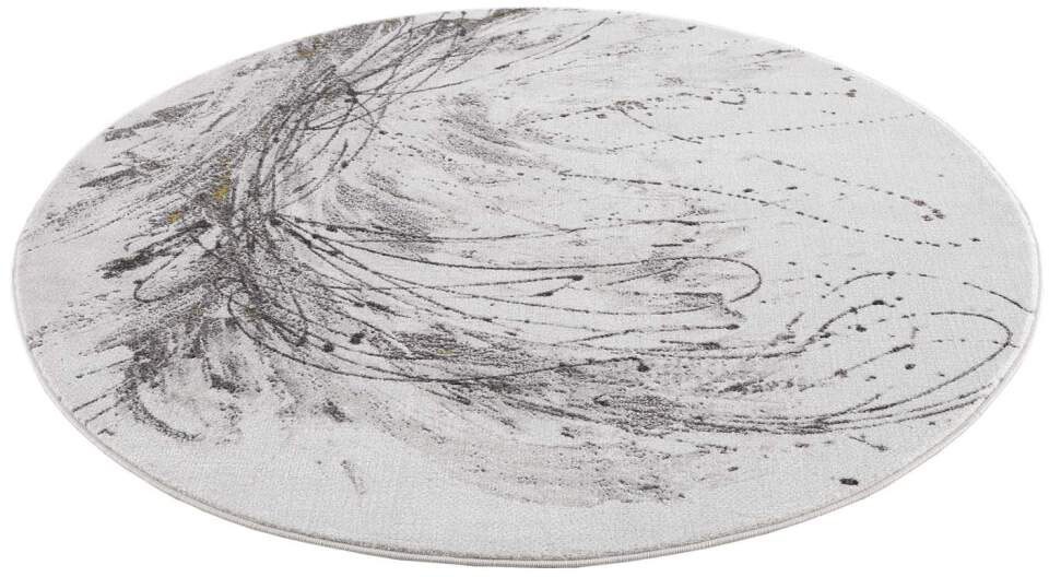 Carpet City Teppich »Chic« rund 11 mm Höhe Kurzflor, Abstrakt, Modern, Weic günstig online kaufen